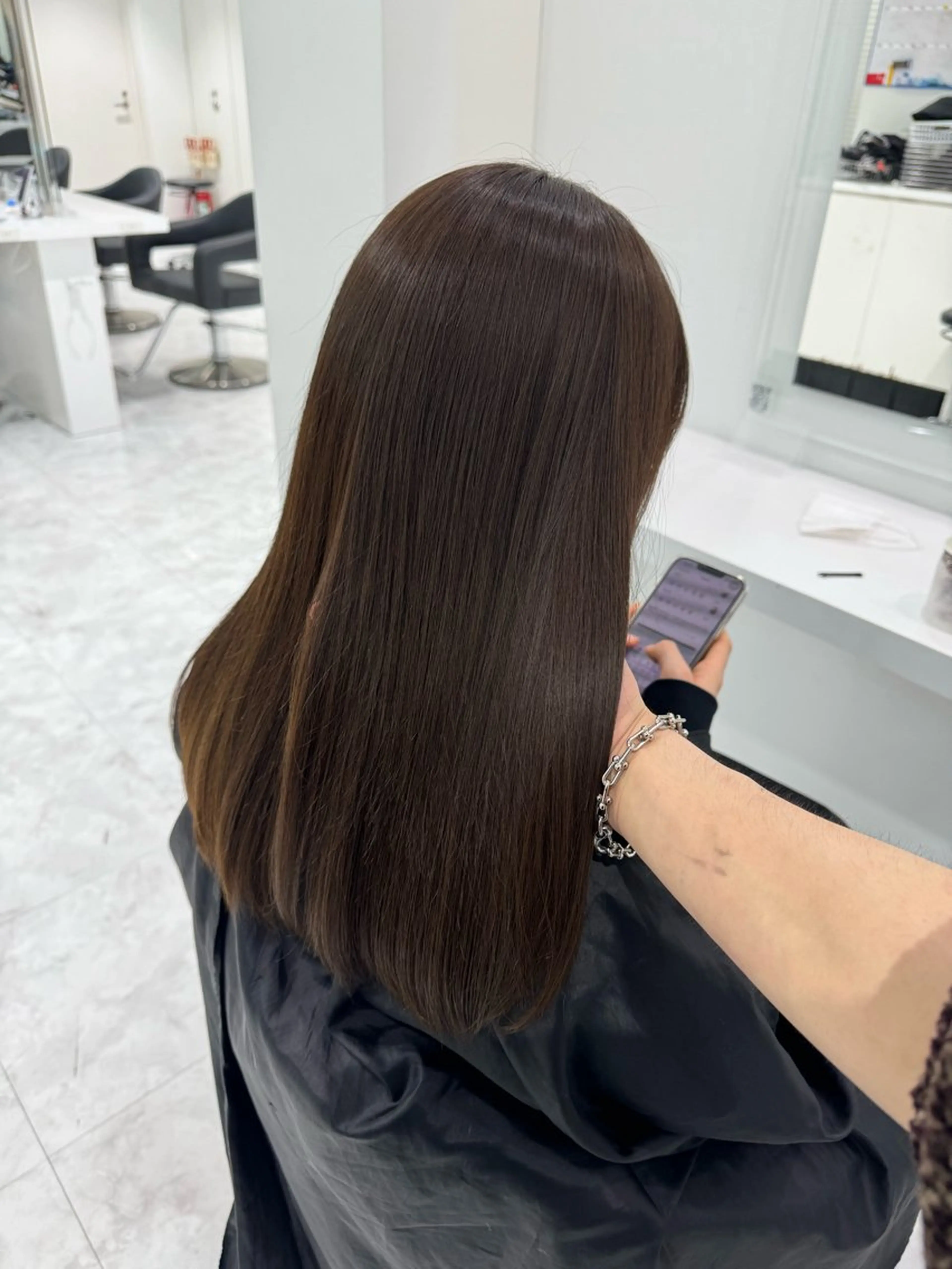 ロング カラー ブリーチ ダブルカラー ブリーチなしカラー ピンクカラー 髪質改善 💎透明感カラー /kaito💎のヘアスタイル