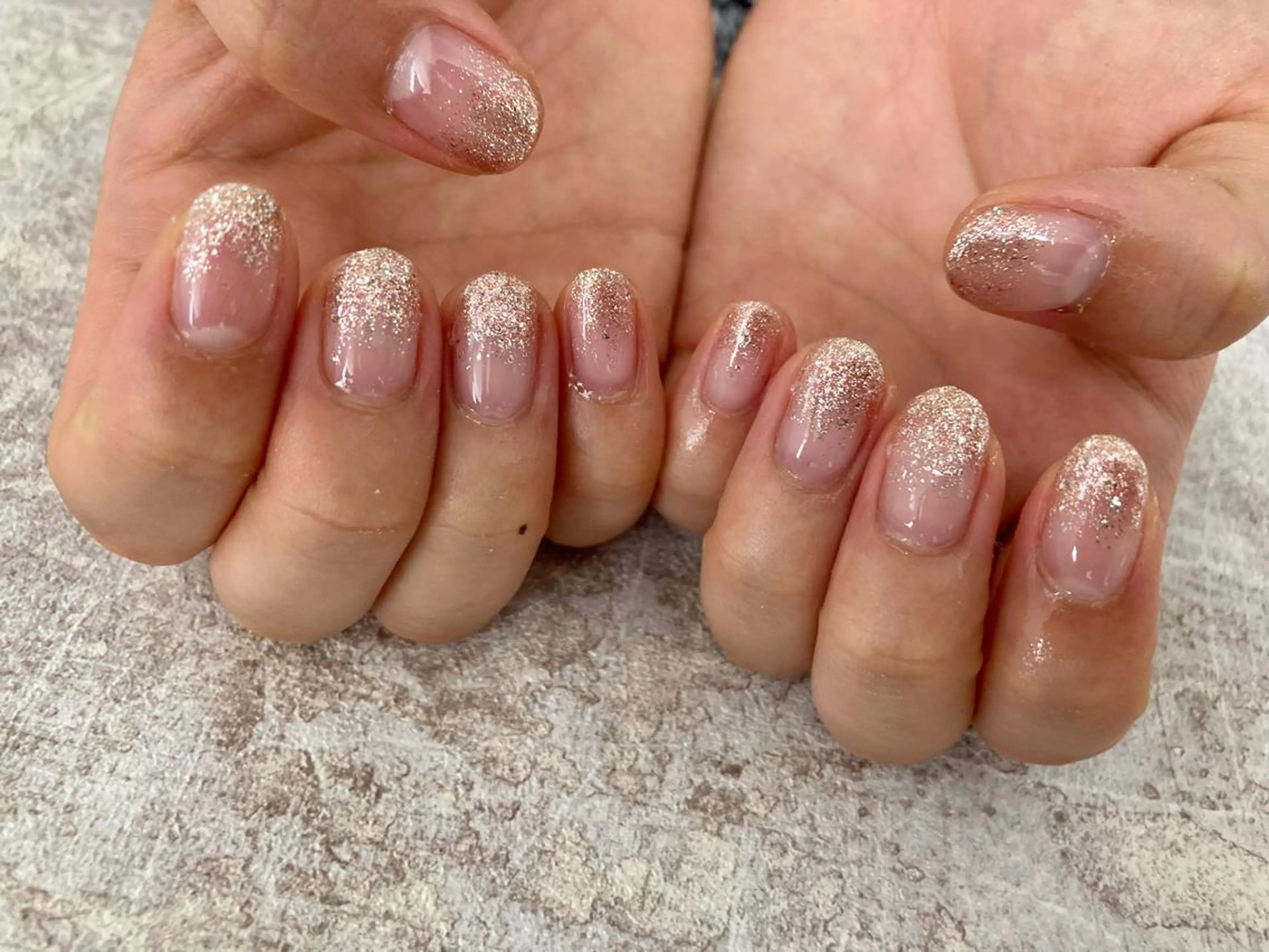 ネイル ラメ(グリッター) Mogu nail 二子玉川のネイルデザイン