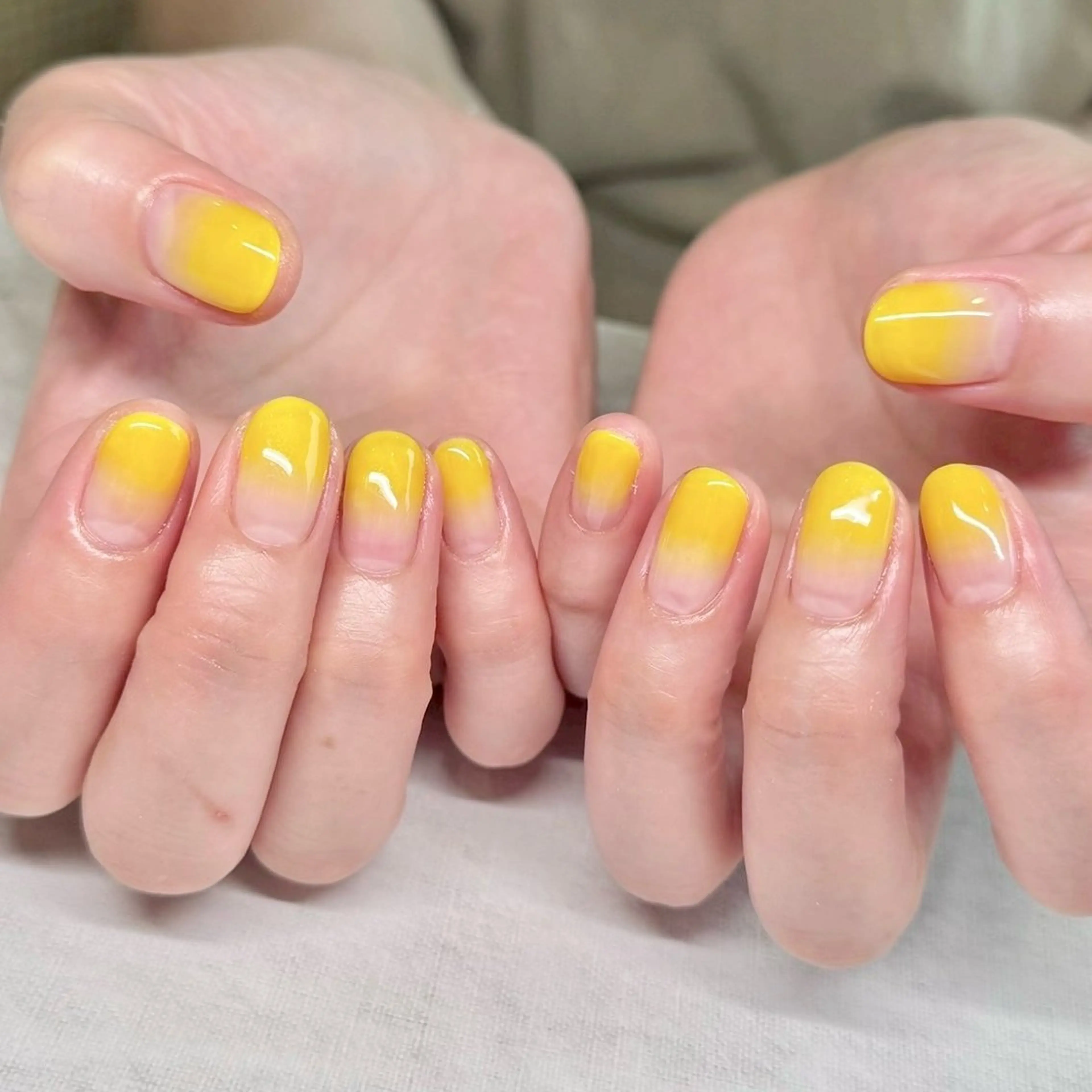 【Hand】クリアベース｜フィルイン×オフ込【カラグラ or フレンチ】¥4,500の写真