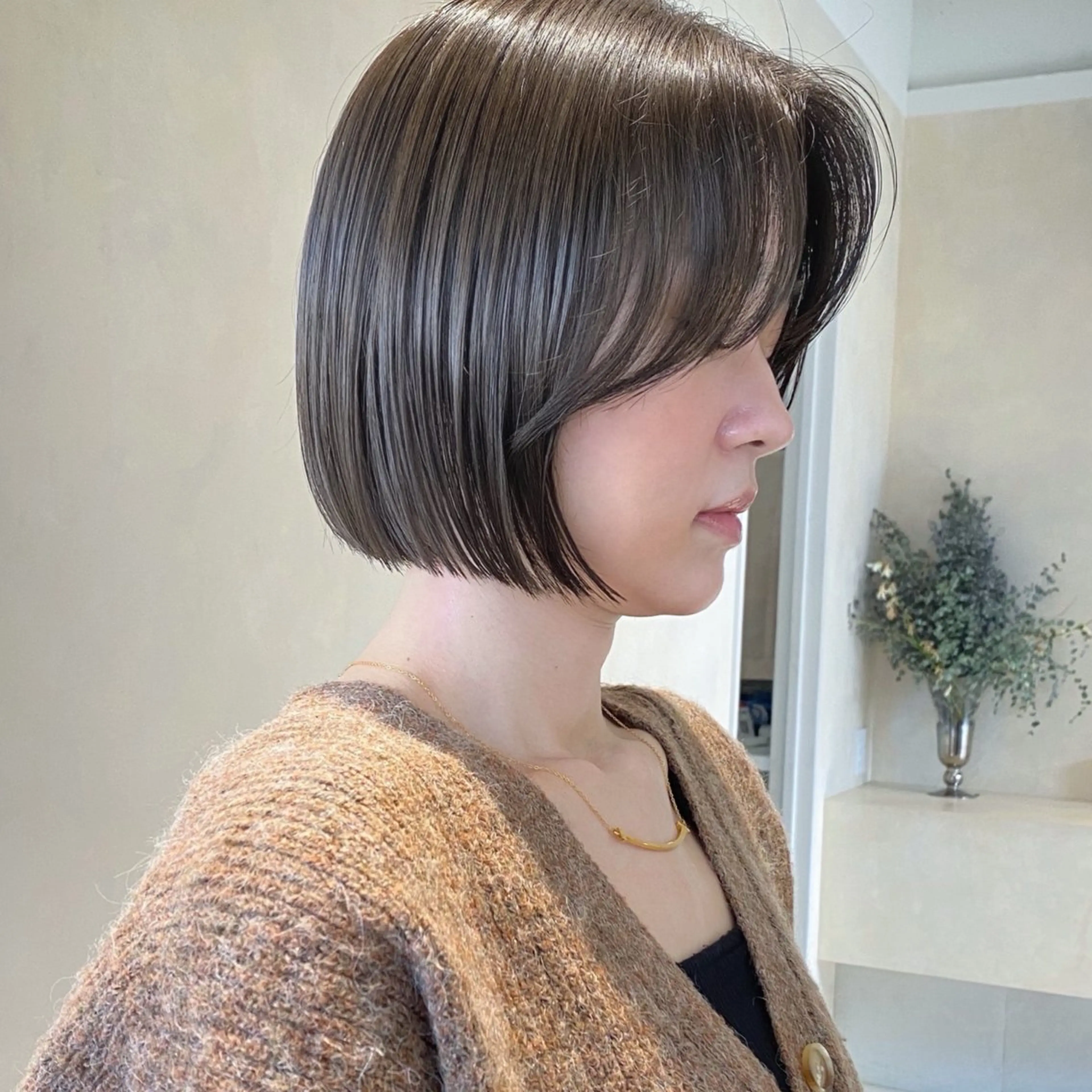 ショート カラー cie所属・ボブ/ミニボブ 透明感カラーkadoのヘアスタイル