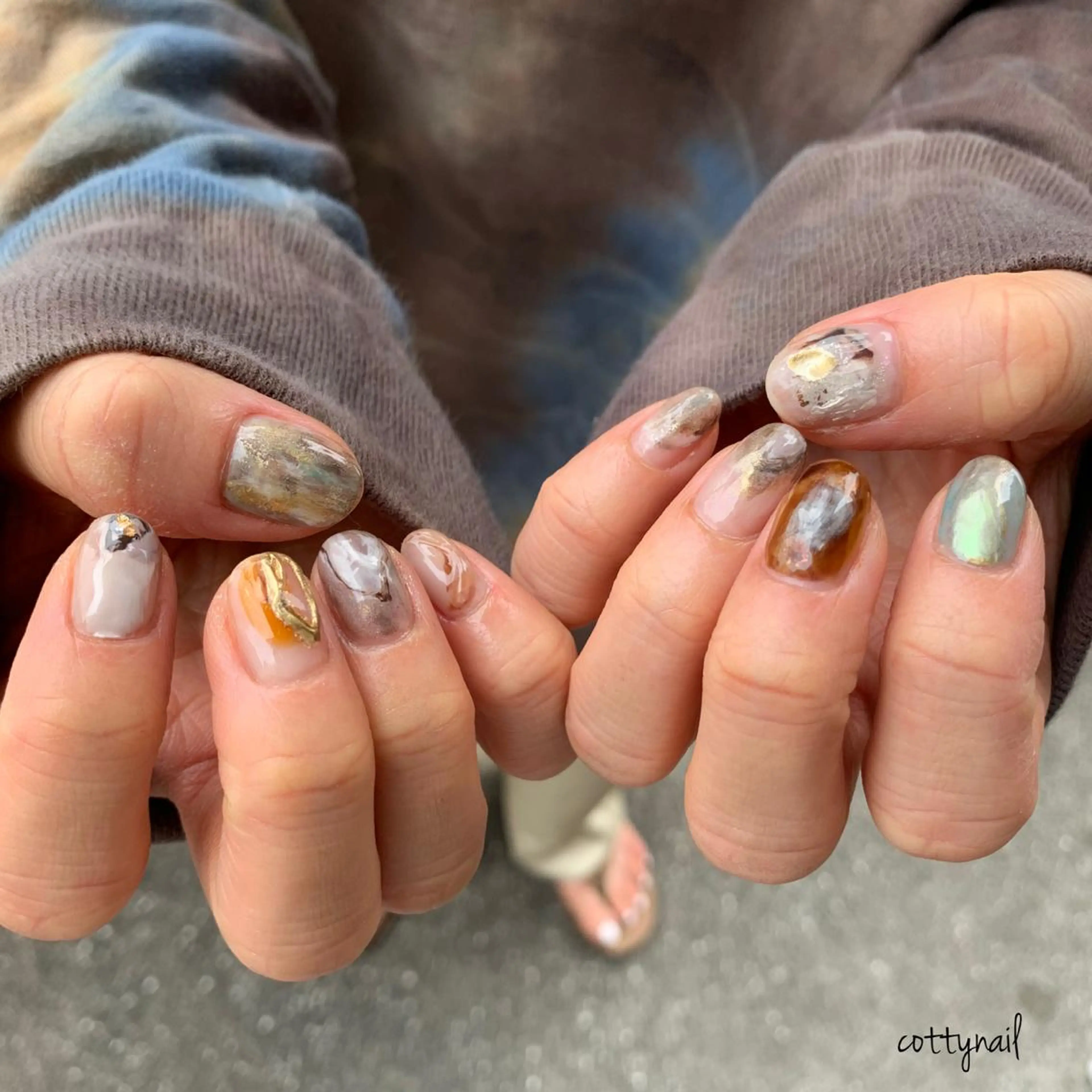 ネイル アートネイル ジェルネイル ニュアンスネイル ハンドネイル cottynail -miki-のその他イメージ