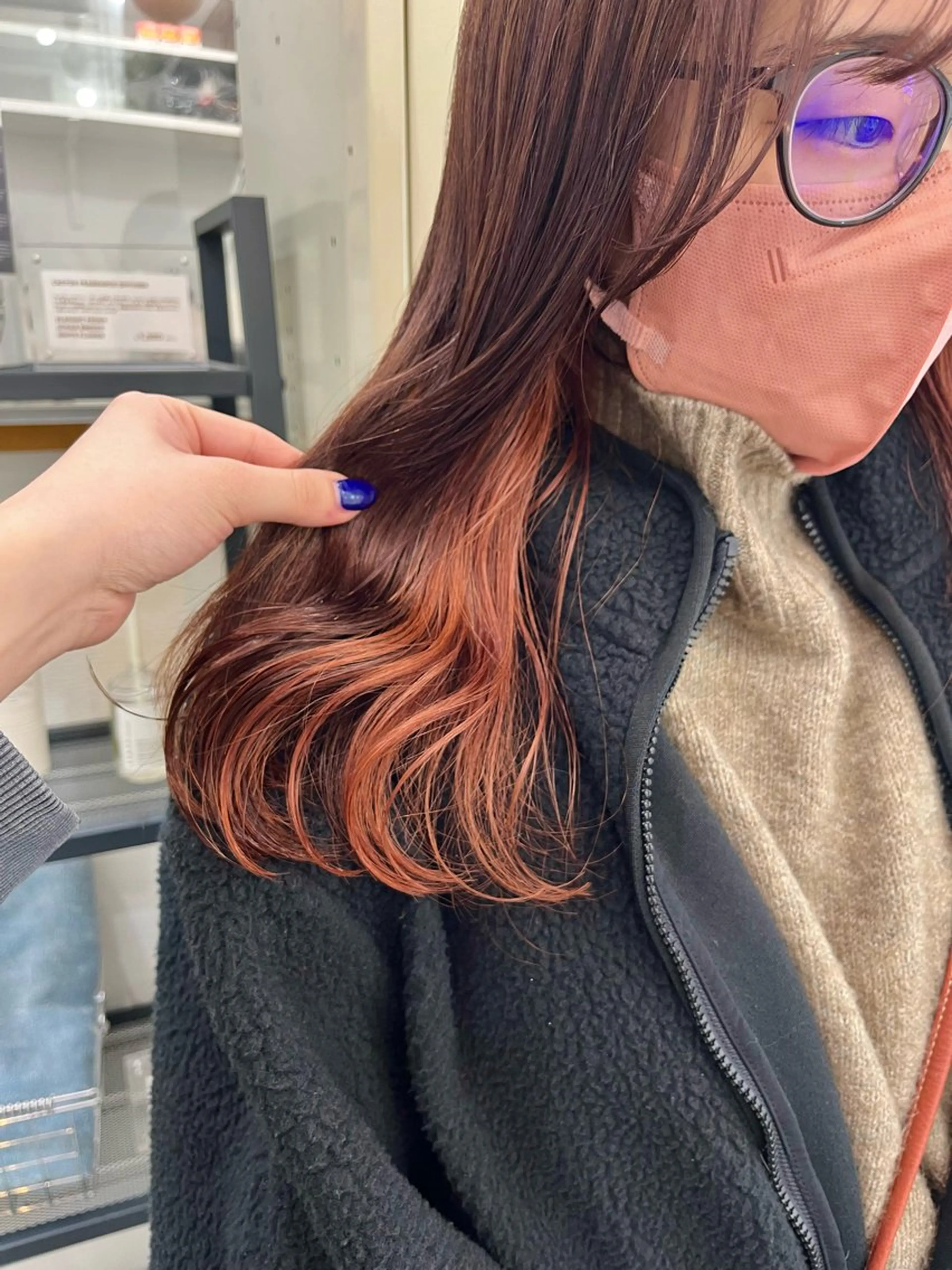 ロング カラー カット ヘアカラー トリートメント 🌼sunc HINAMI🌼のヘアスタイル