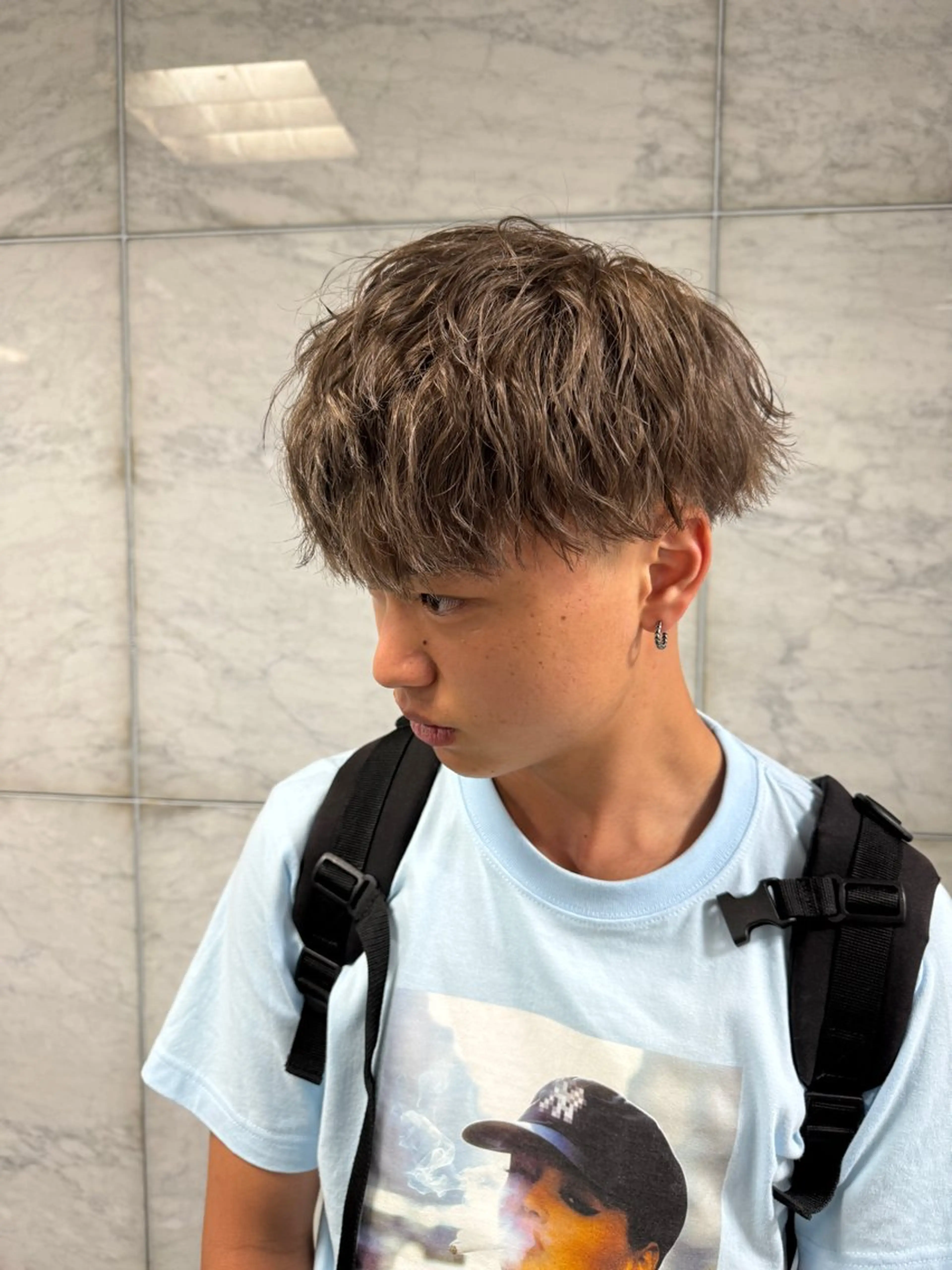 カラー メンズ 京都駅/メンズサロン 山田司のヘアスタイル