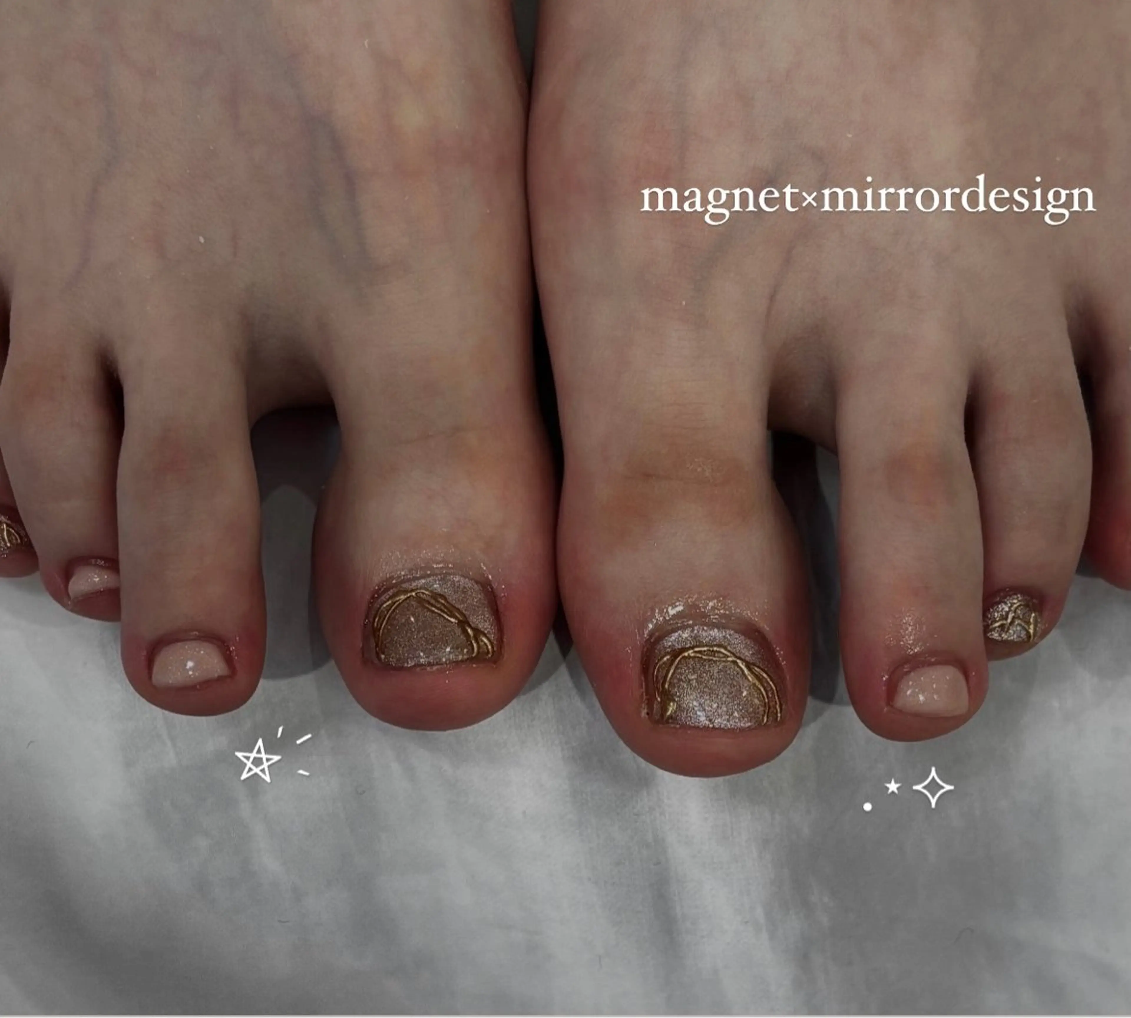 ネイル ICONIQ春日店所属・渕上 花純のネイルデザイン