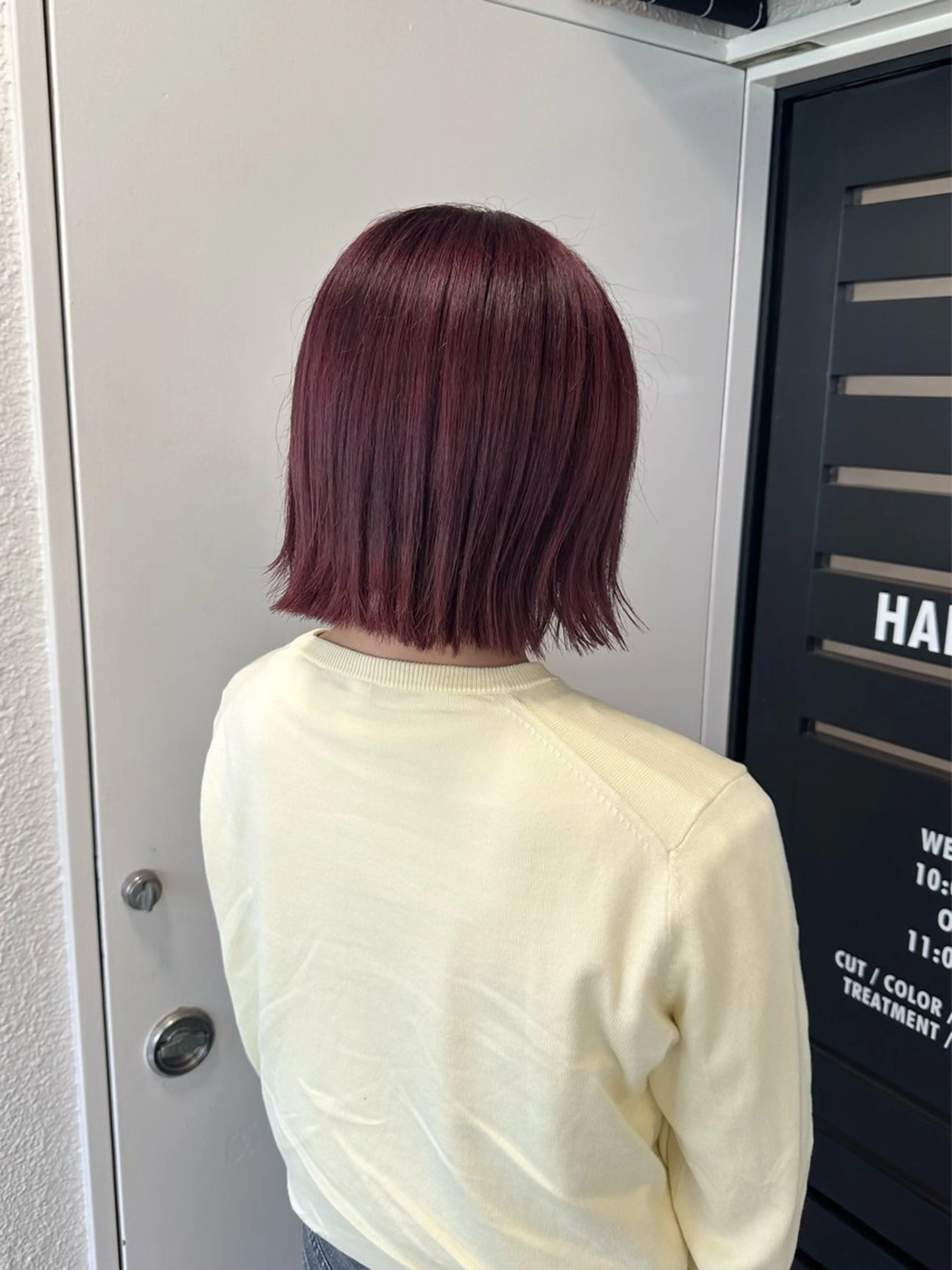 ミディアム カラー ヘアカラー レイヤー/ハイトーン WAKANAのヘアスタイル