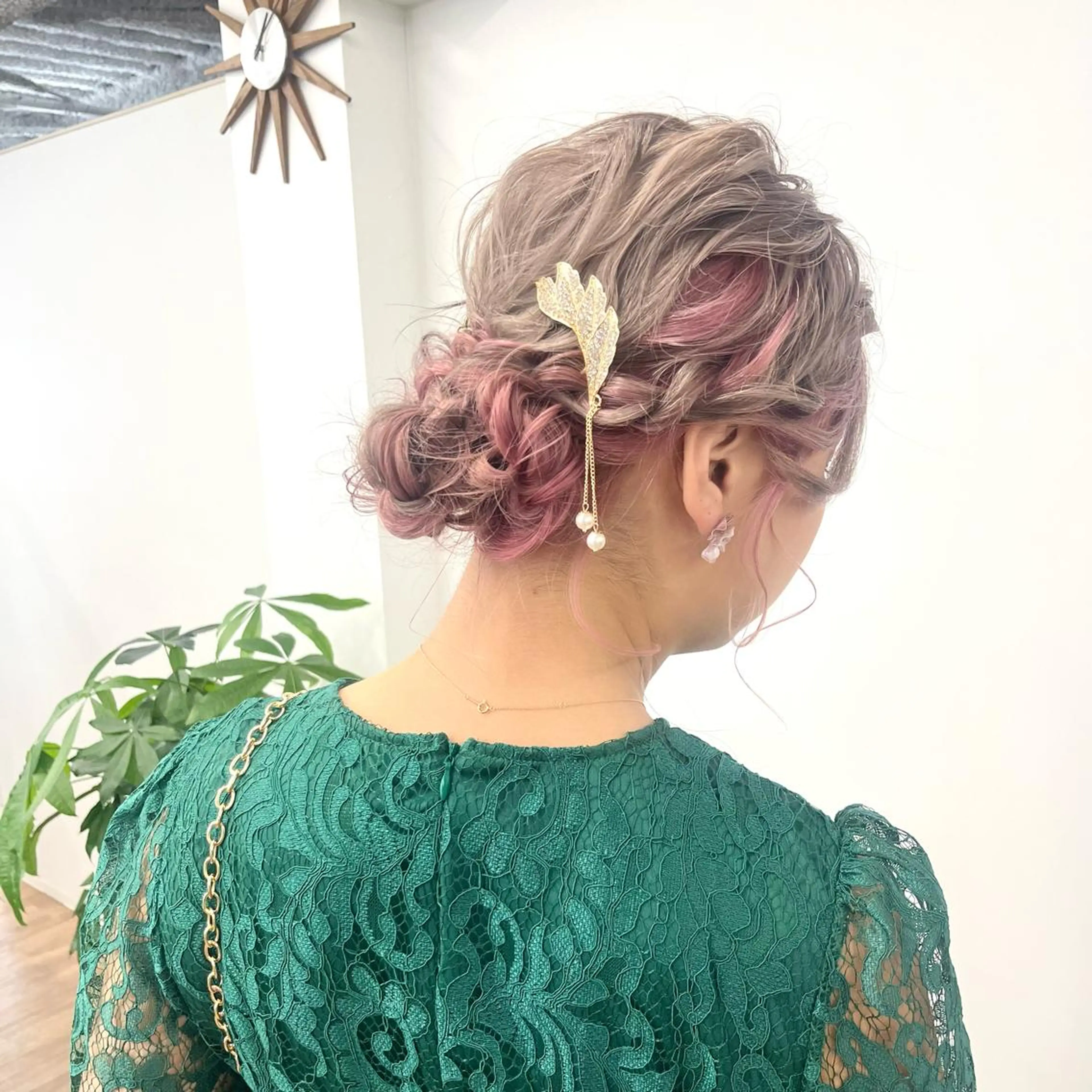 セミロング カラー ヘアアレンジ 成人式 結婚式・ブライダル 入学式 卒業式のヘアスタイル 似合わせカット HIROKO / 透明感暖色カラー🎀のヘアスタイル