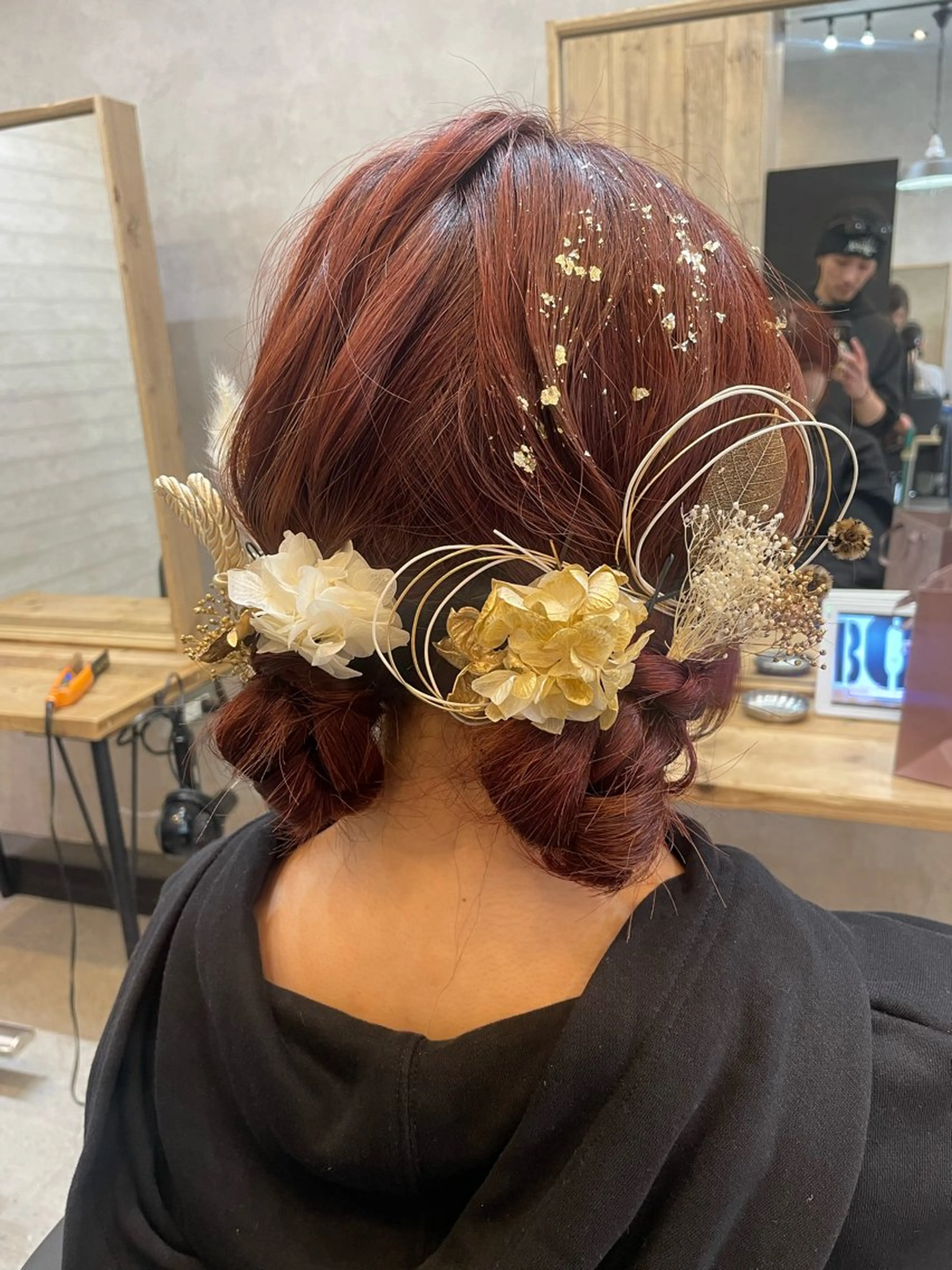 ロング ヘアアレンジ ヘアセット haf店長 ✂︎タカハシレン✂︎のヘアスタイル