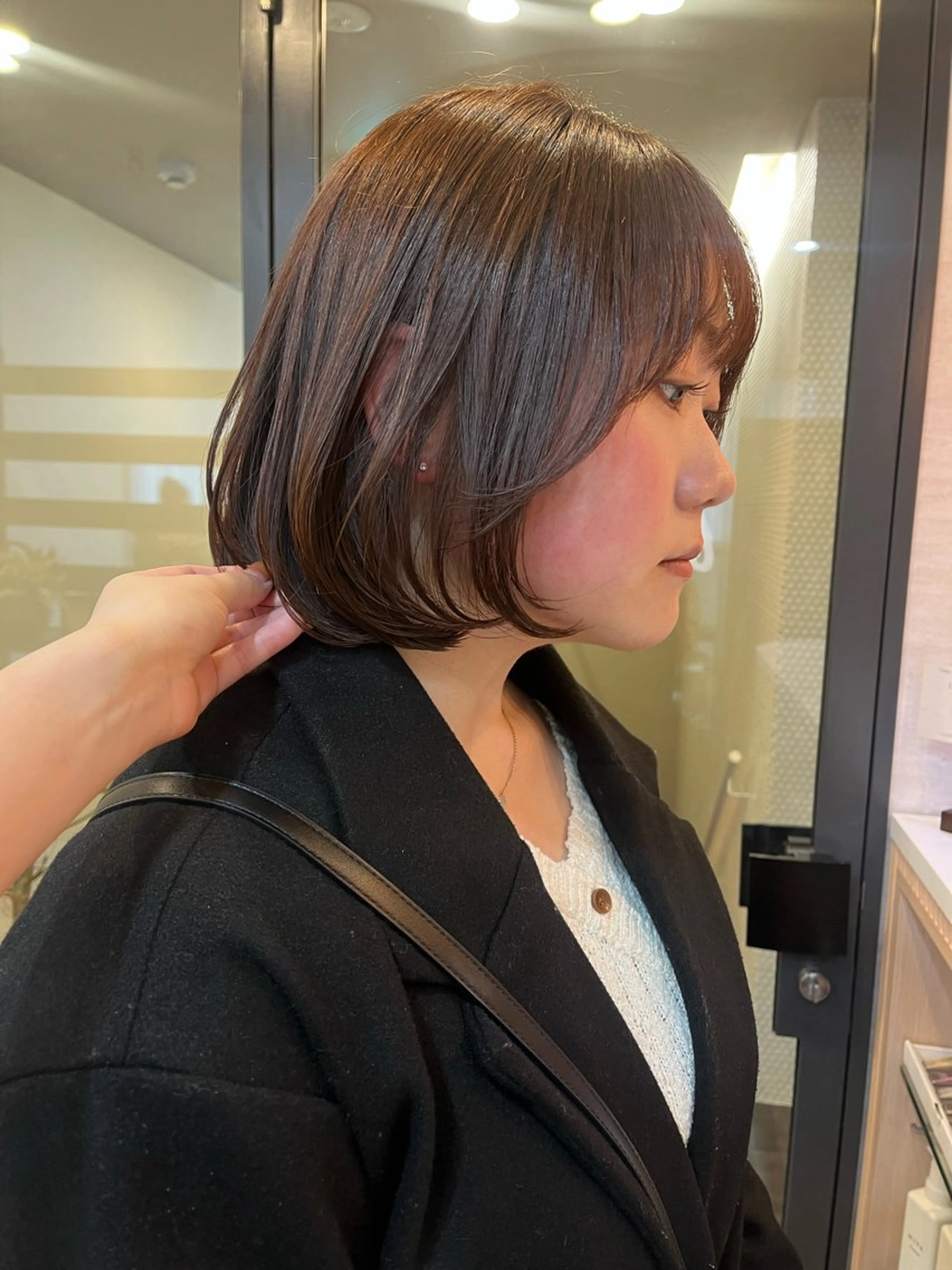 ショート カット ヘアカラー トリートメント レイヤー/暖色/ 髪質改善/永礼芳果のヘアスタイル