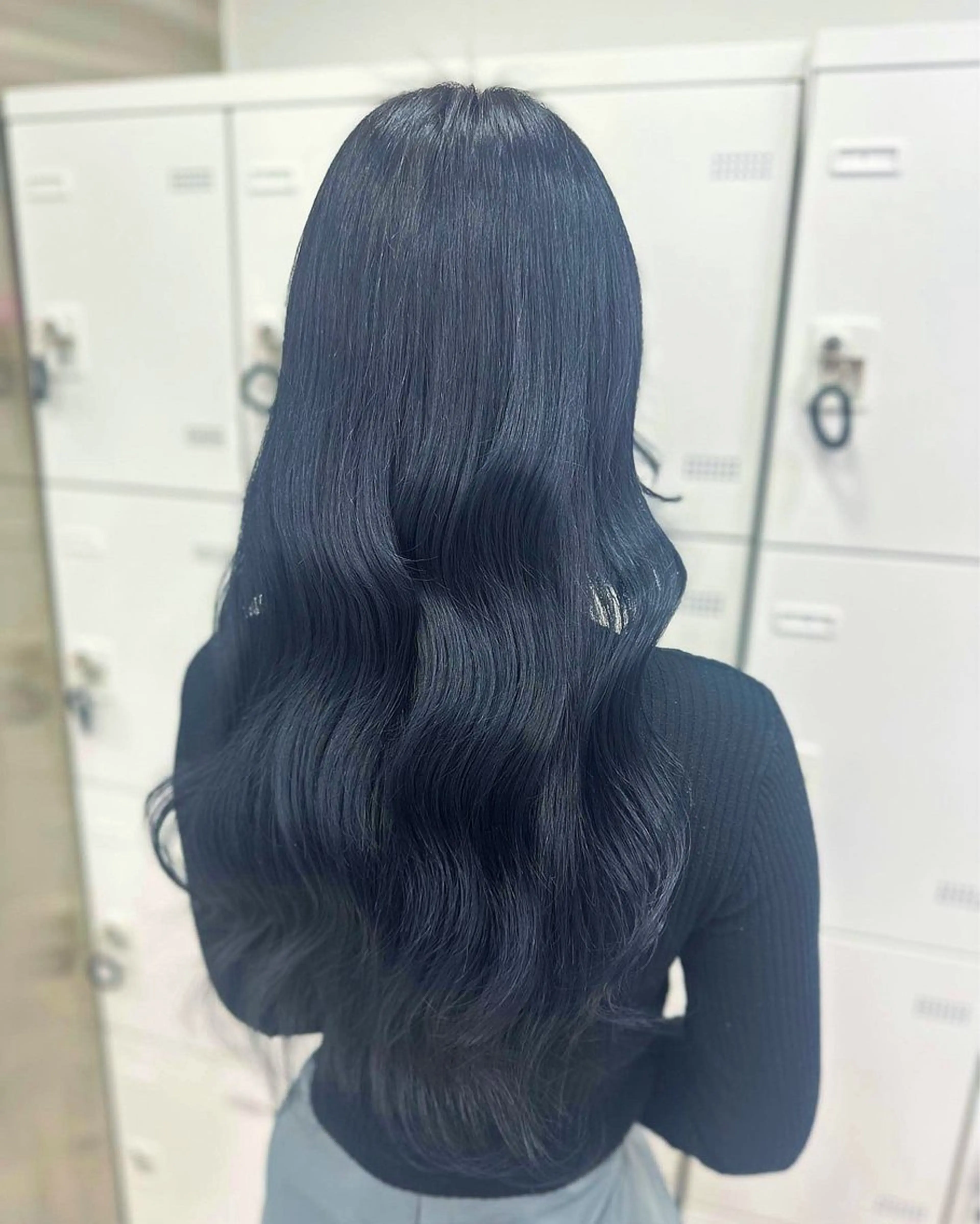 ロング カラー パーマ ヘアアレンジ メンズ キッズ ♥️韓国ヘア レイヤー♥️ゆりのヘアスタイル