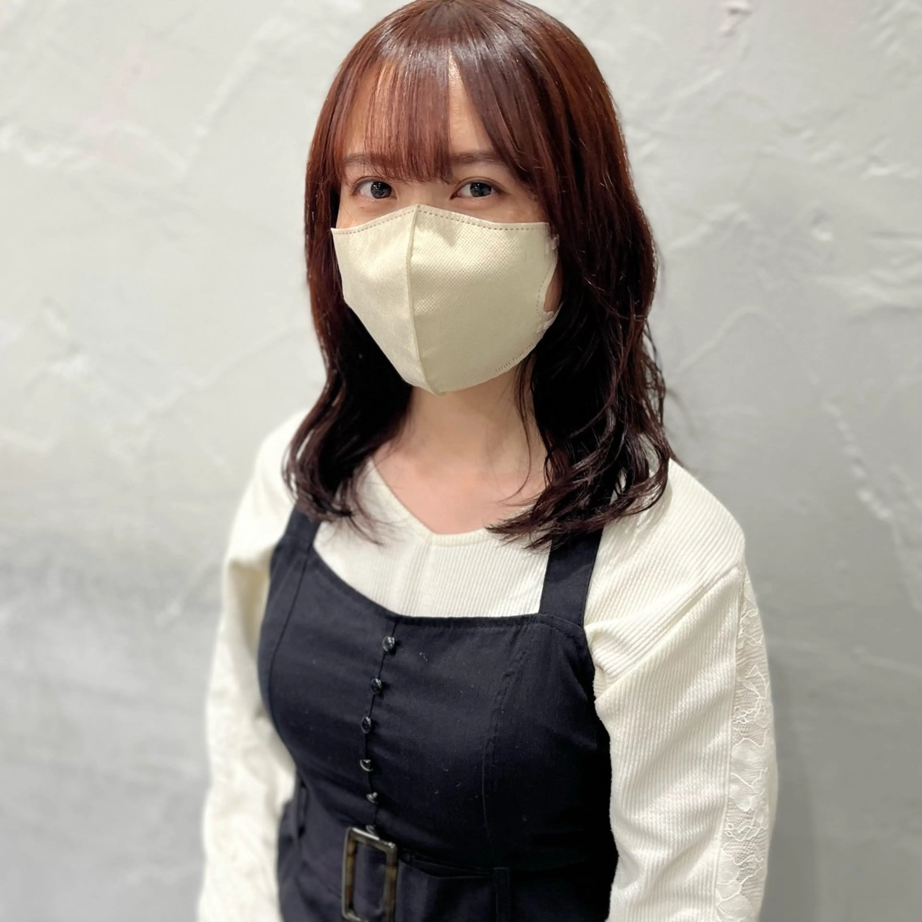 ミディアム 無料カットモデル ユナのヘアスタイル