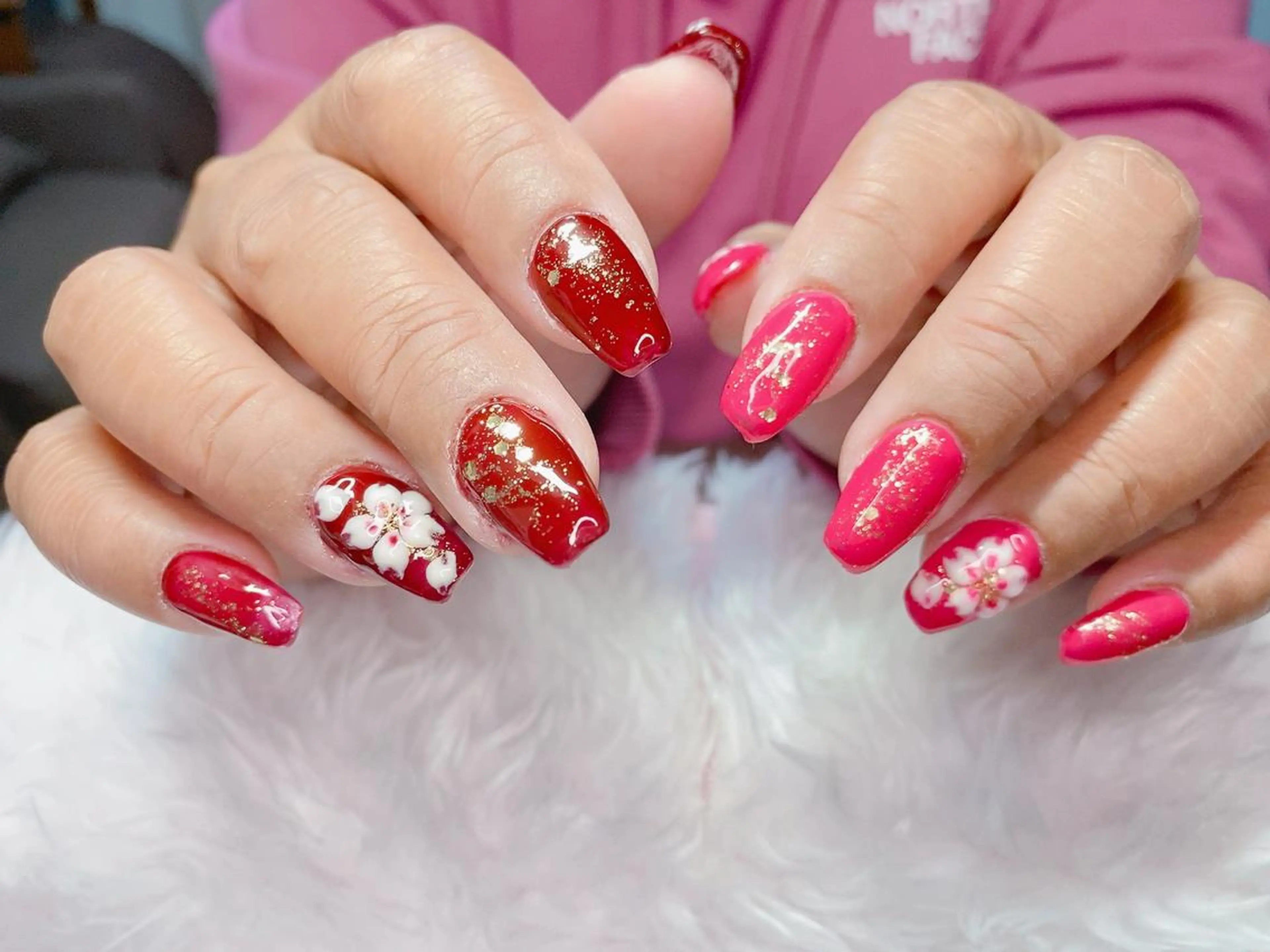 ネイル 桜ネイル ハンドネイル ハンドケア ネイルサロン HARRYS所属・ネイル･脱毛サロン HARRYSのエステ・リラクイメージ