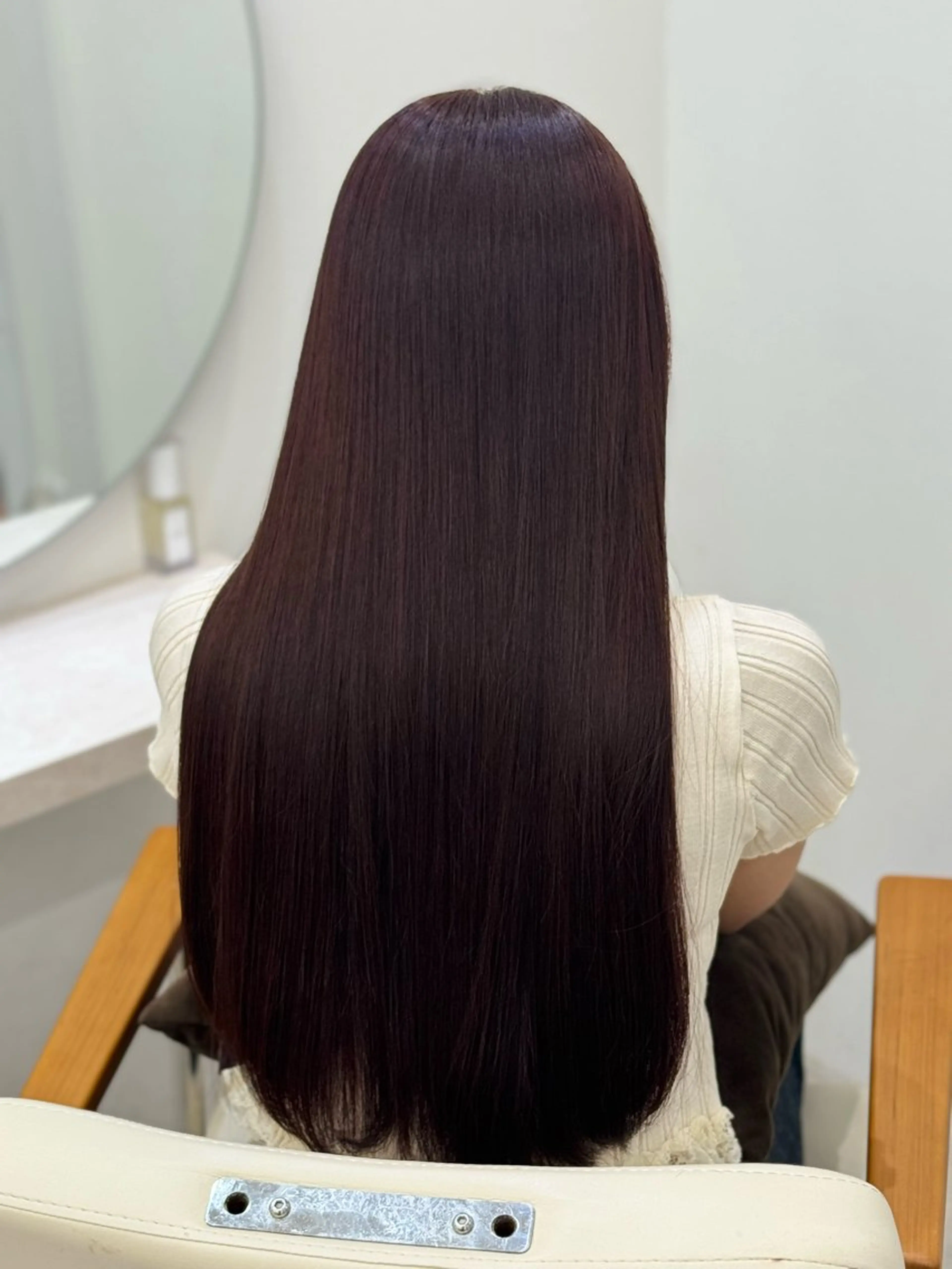 ロング カット ヘアカラー 韓国風cut/ 縮毛矯正/正岡幹康のヘアスタイル