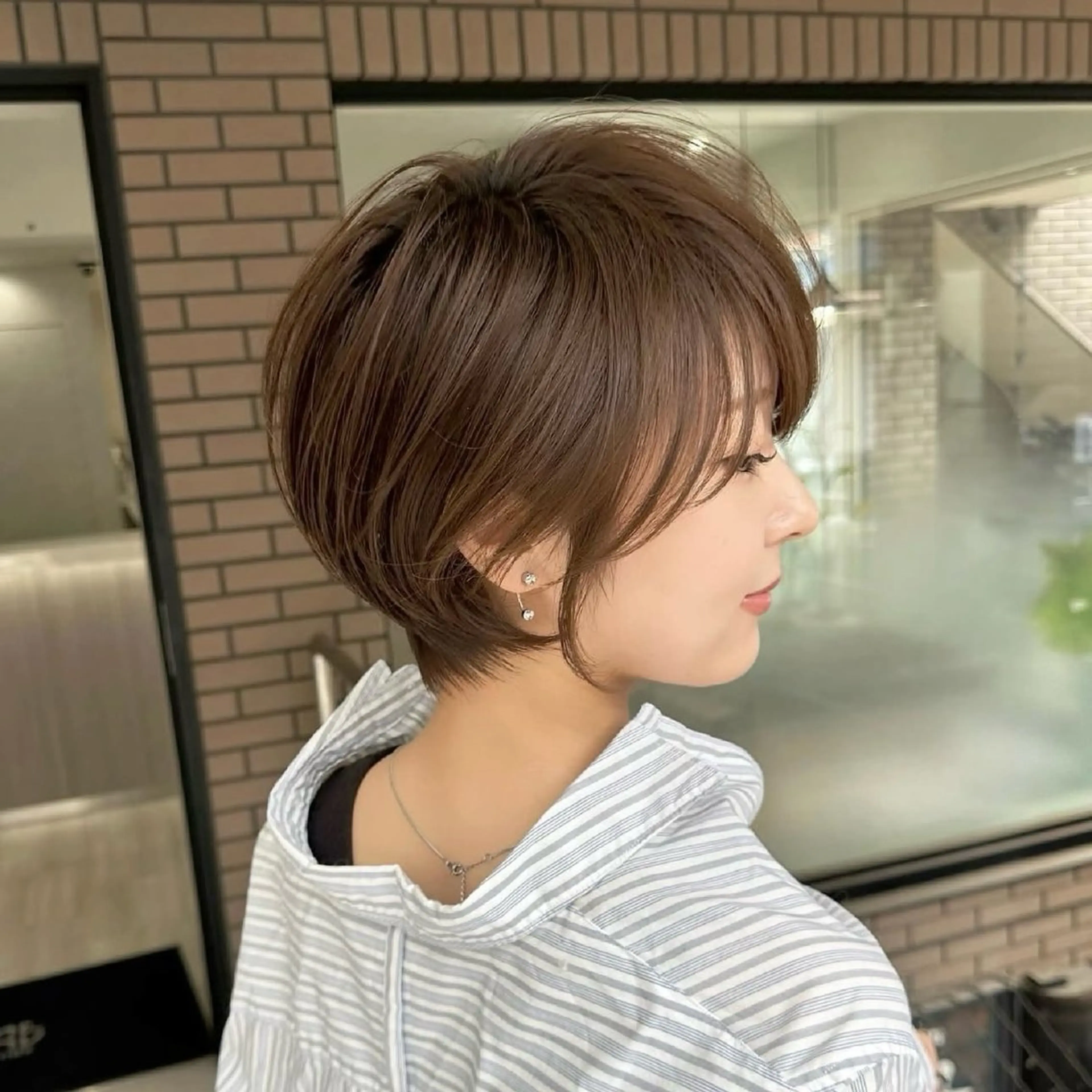 ショート 透明感カラー ふうか　渋谷のヘアスタイル