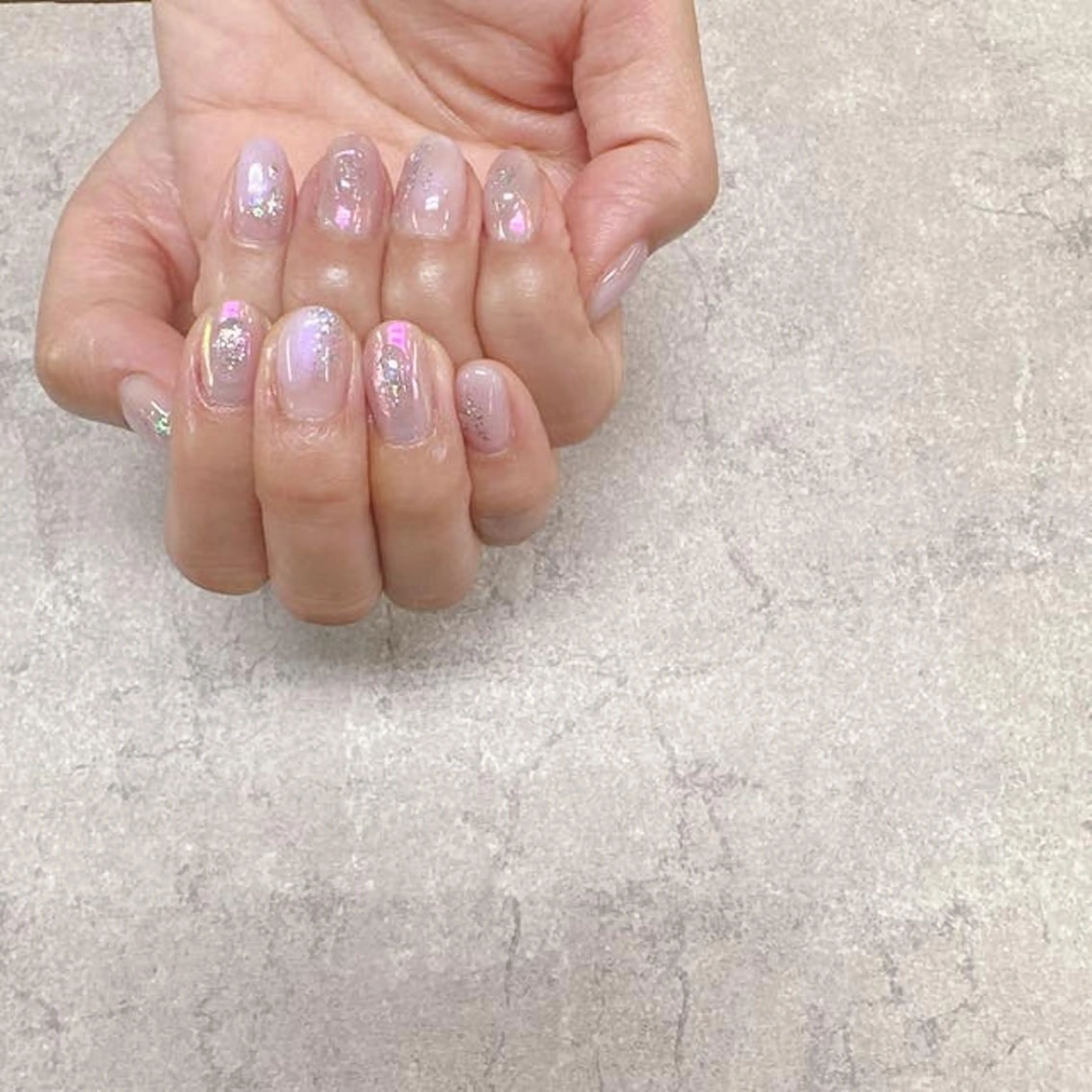 ネイル フットネイル フレンチネイル ジェルネイル ガラスフレンチ グラデーション ハンドネイル ハンドケア FASTNAIL PLUS 新宿店のネイルデザイン