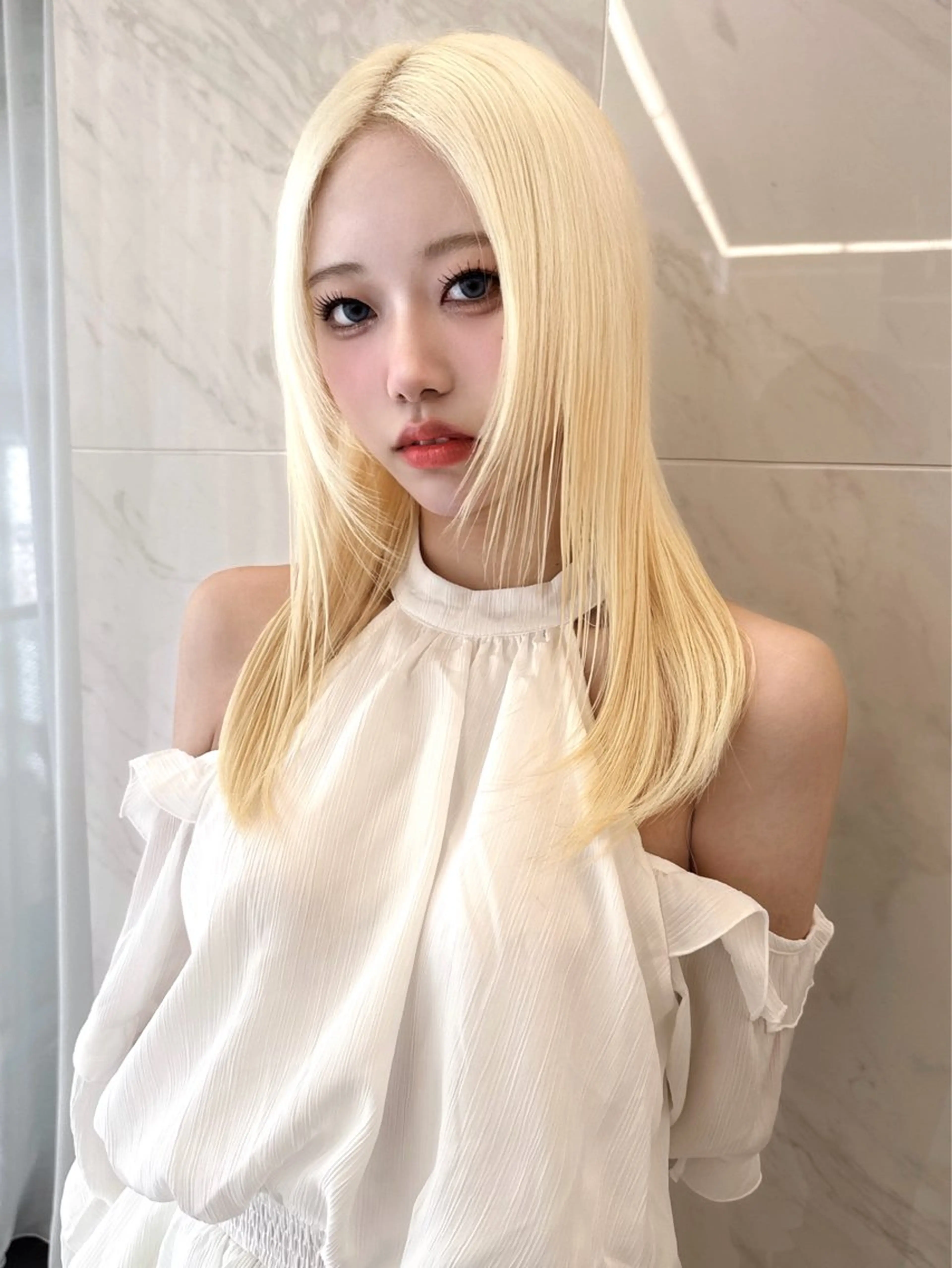 セミロング カラー ヘアカラー ヘアセット kiti Sakae所属・栄美容師/kiti /ボブ/ケントのヘアスタイル