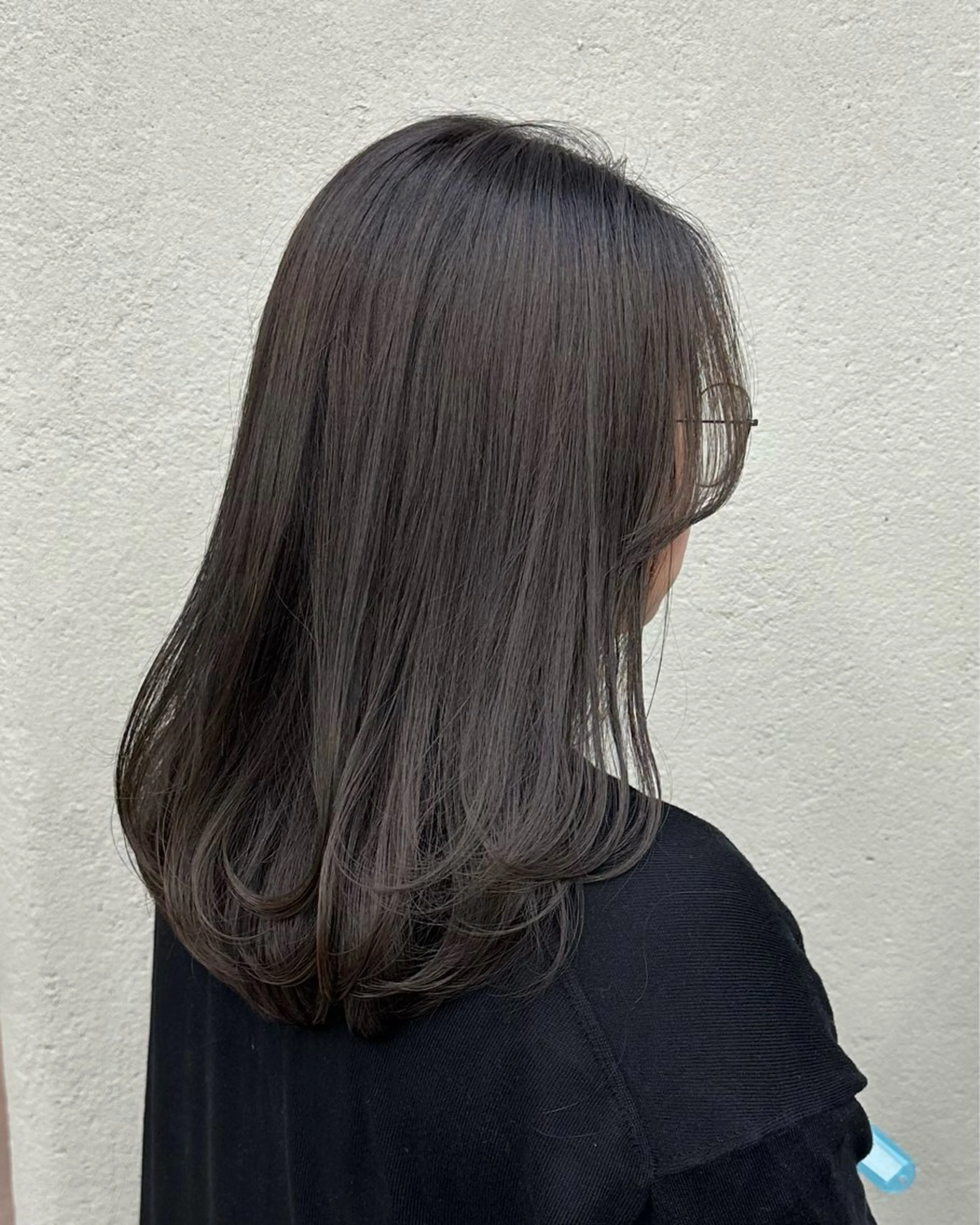 セミロング カラー 高松 沙耶のヘアスタイル