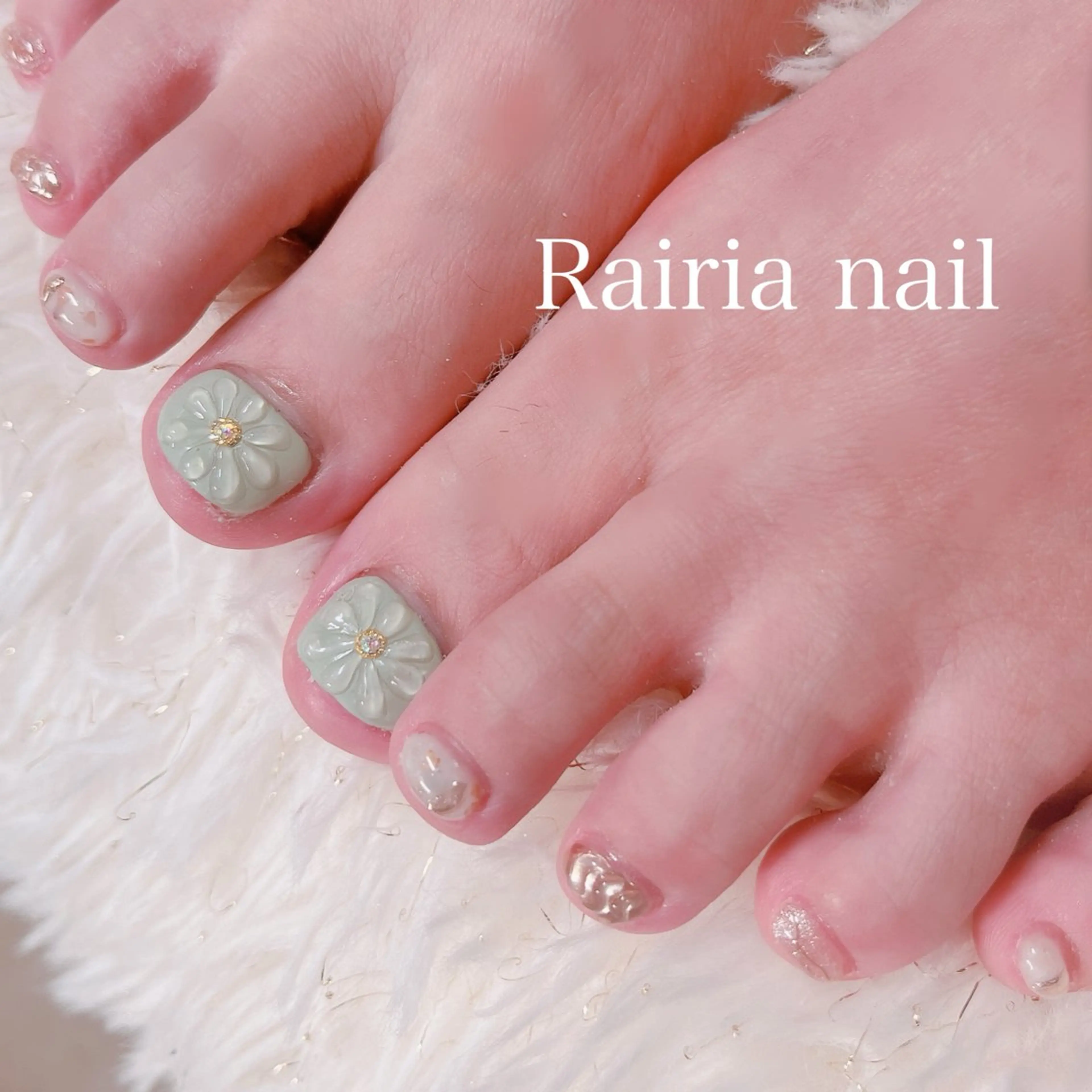 ネイル フットネイル Rairianail sayumiのネイルデザイン