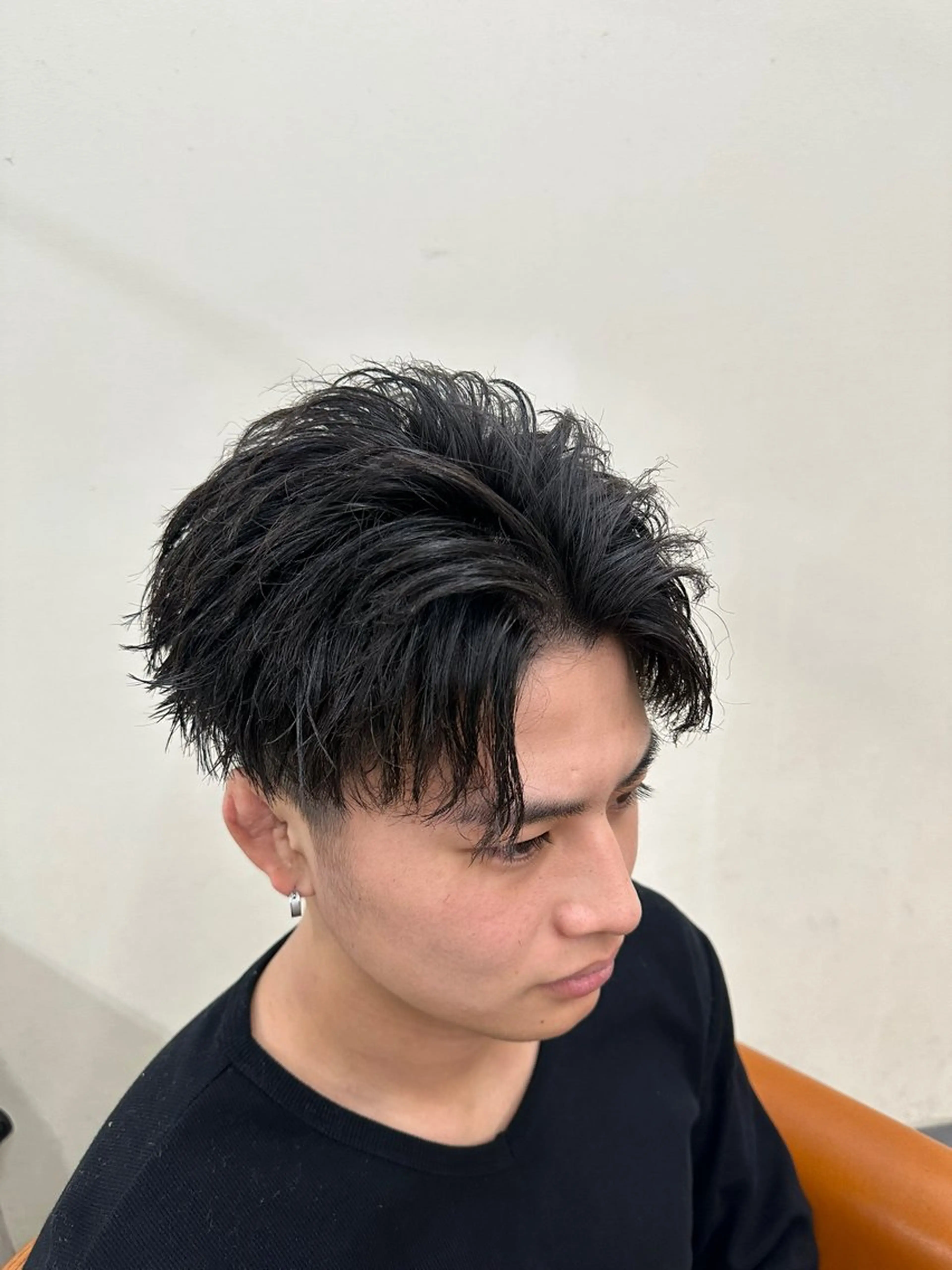 ショート メンズ カット ヘッドスパ 梅田/全パーマ特化/ ケアパーマ特化/秋本のヘアスタイル