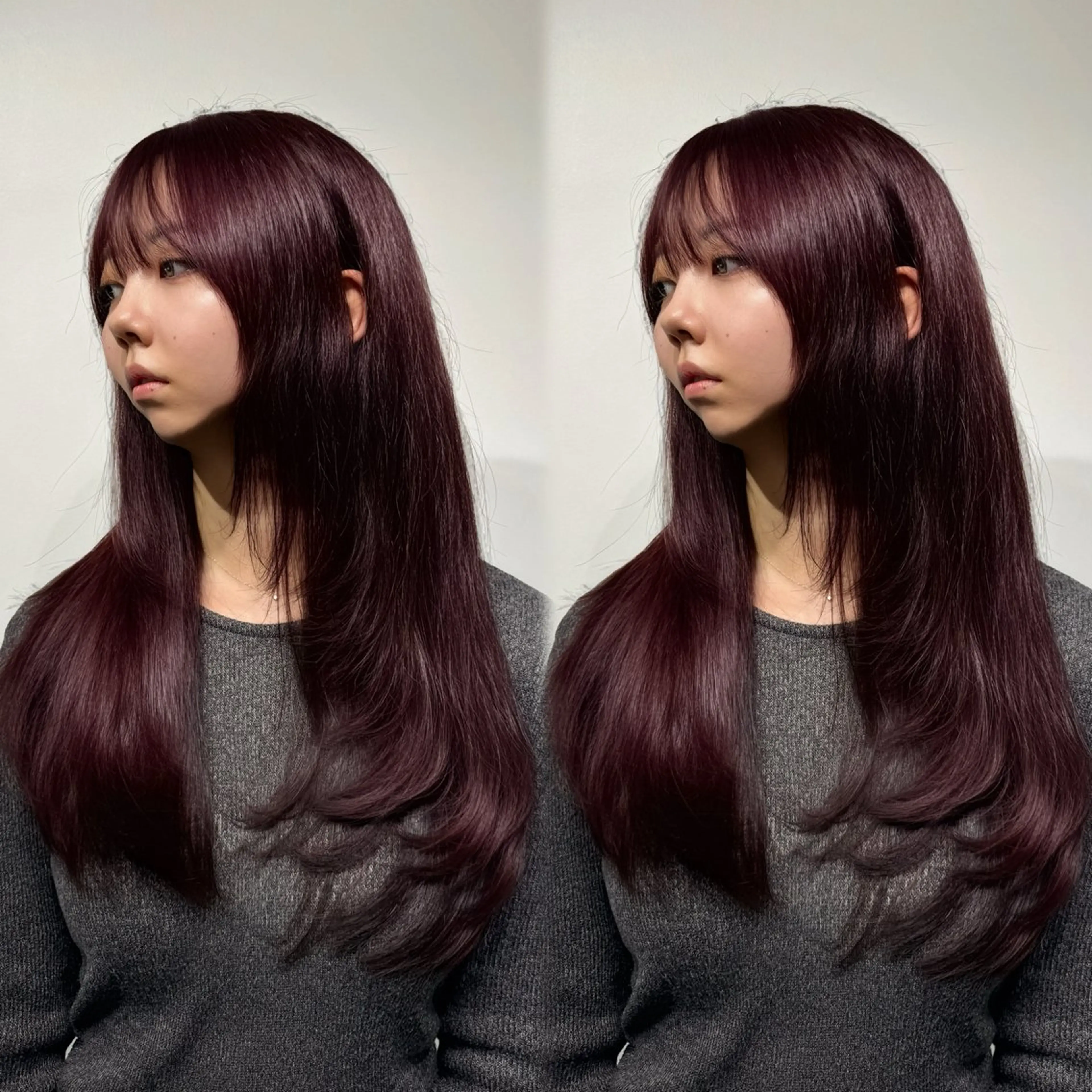 ロング カット ヘアカラー トリートメント 💎レイヤーカット× 髪質改善💎後藤陸のヘアスタイル