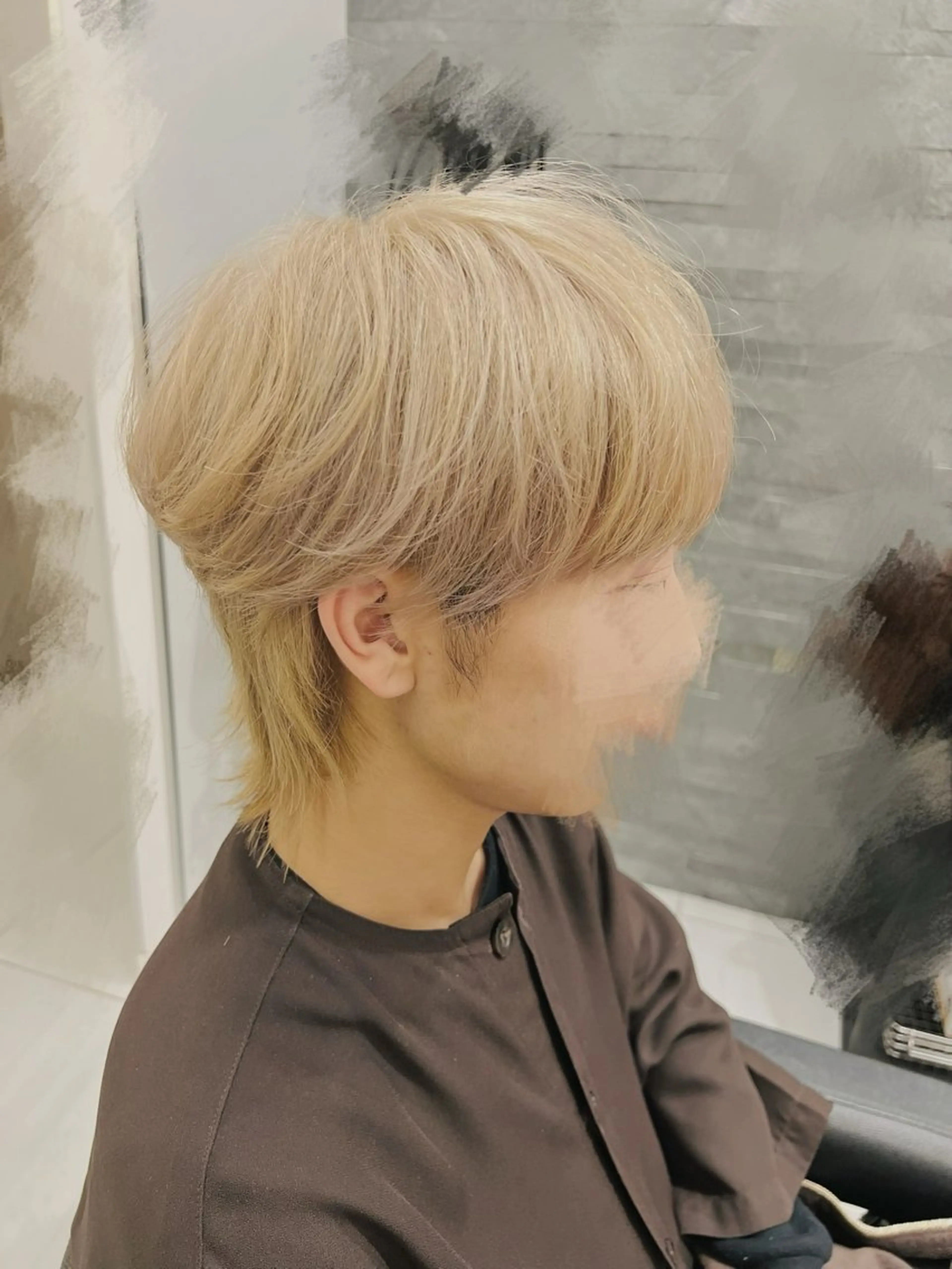 ミディアム カラー メンズ Masakuni Tsutsumiのヘアスタイル