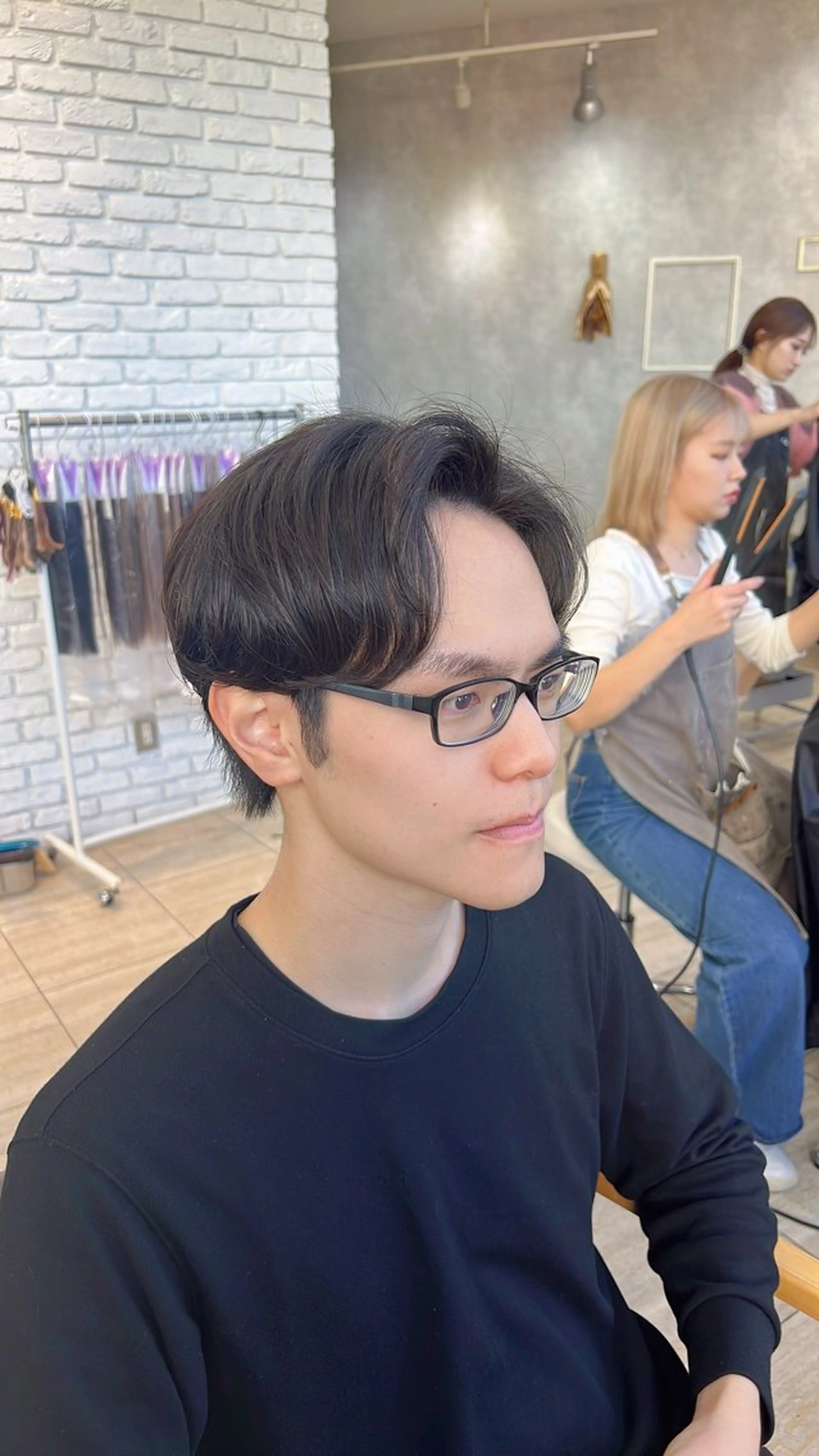 パーマ メンズ センターパート men's&ladys J'sGrace【メンズアンドレディース ジェイズグレイス】所属・🌻J'sGrace /JUMA🌻のヘアスタイル