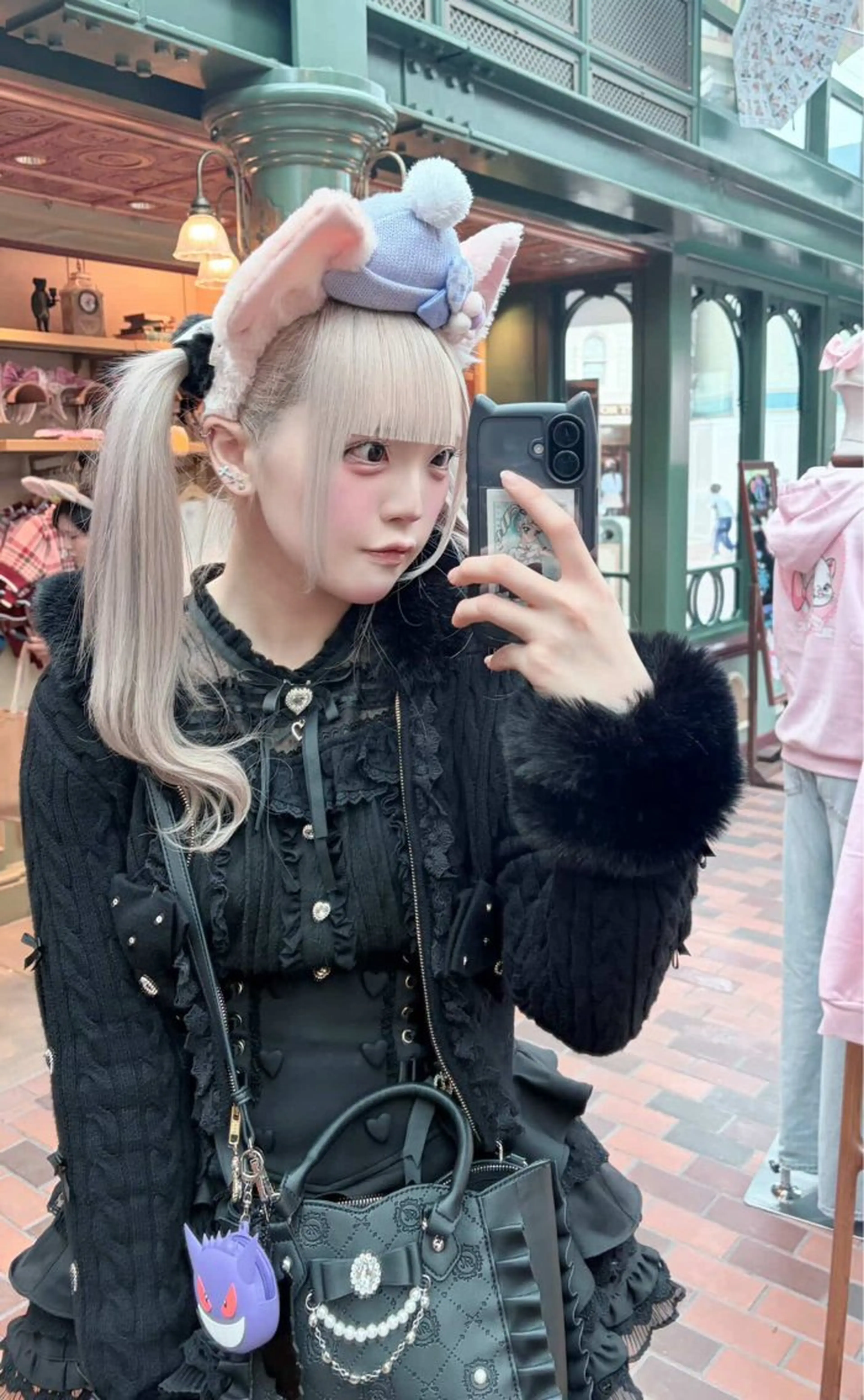 ロング カラー ブリーチ ダブルカラー エクステ デザイン/ブリーチ/ SORAᯓ★のヘアスタイル