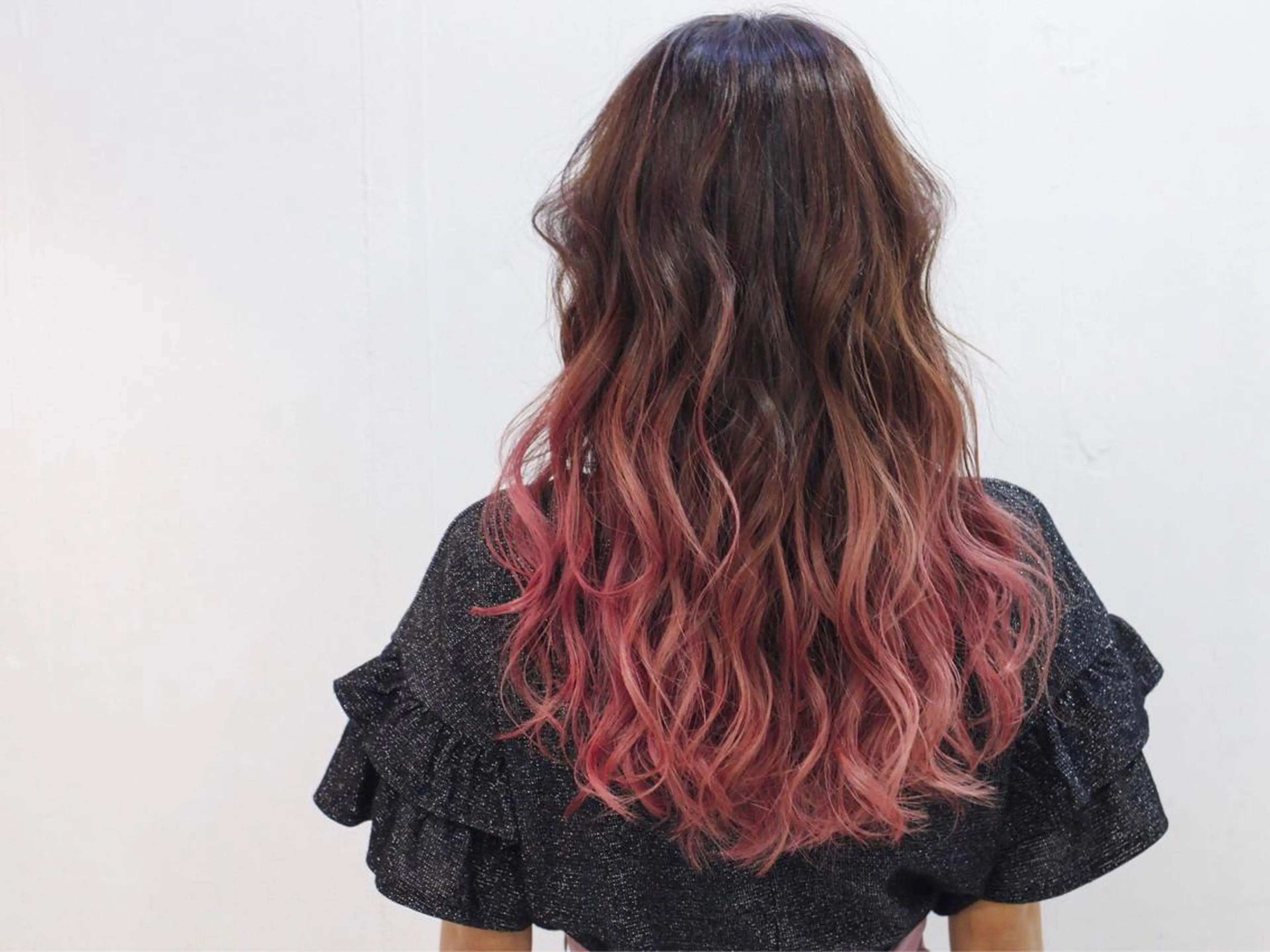 ロング カラー アップシー デイジーのヘアスタイル