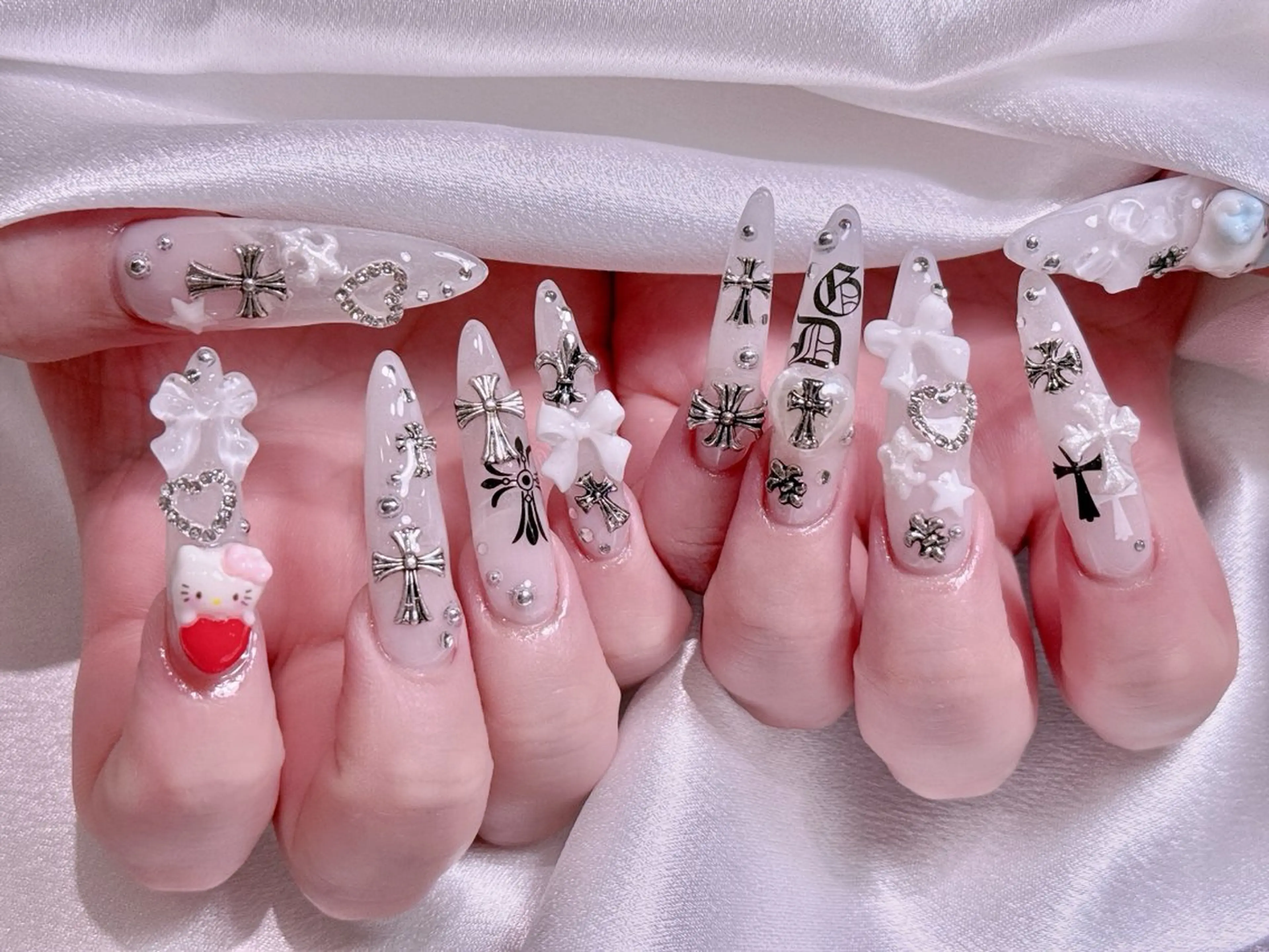 ネイル ハンドネイル 長さだし専門店 M2 rikaのネイルデザイン