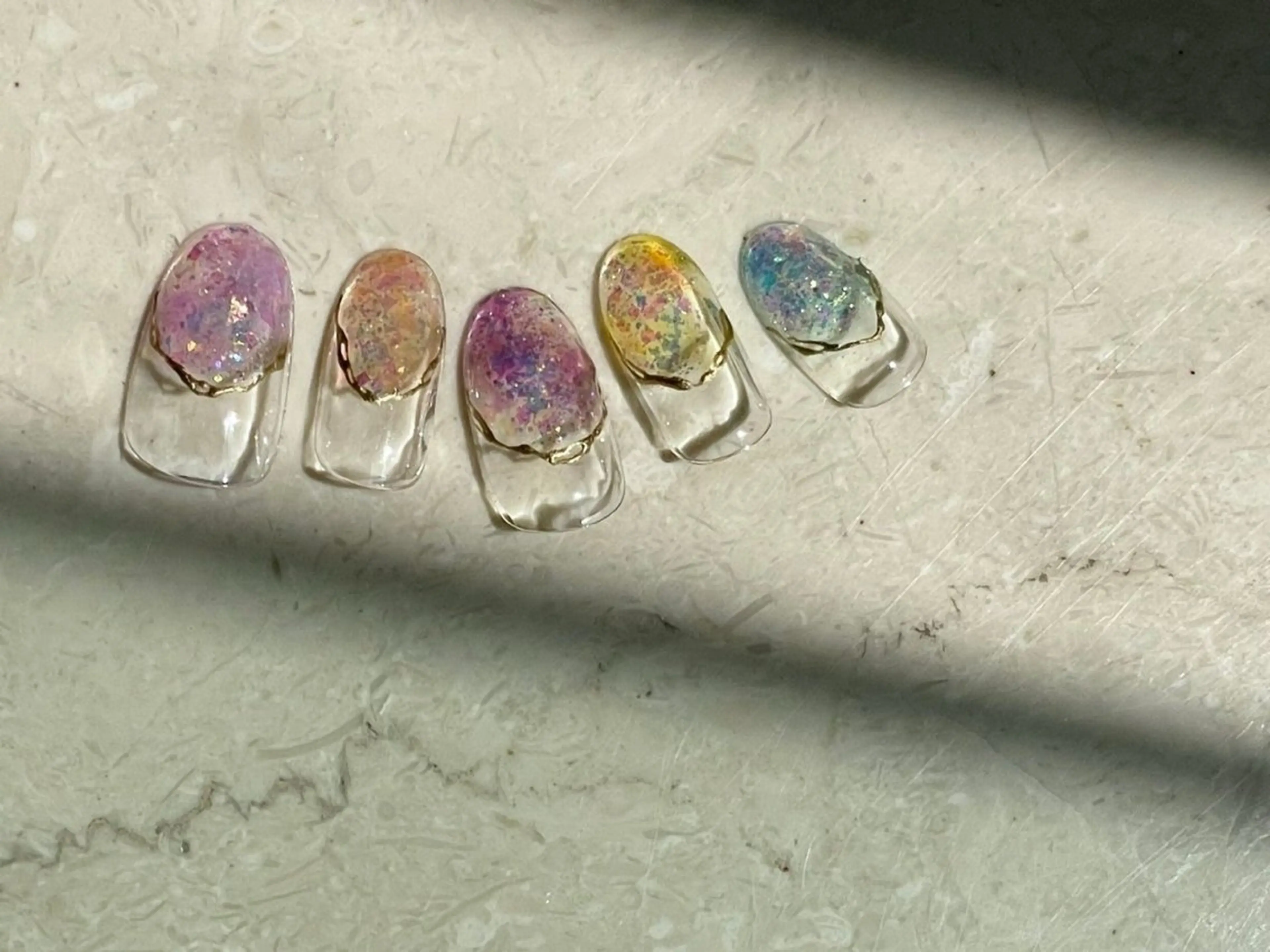 ネイル ⭐︎休業中の練習⭐︎ JNA認定講師髙橋のネイルデザイン