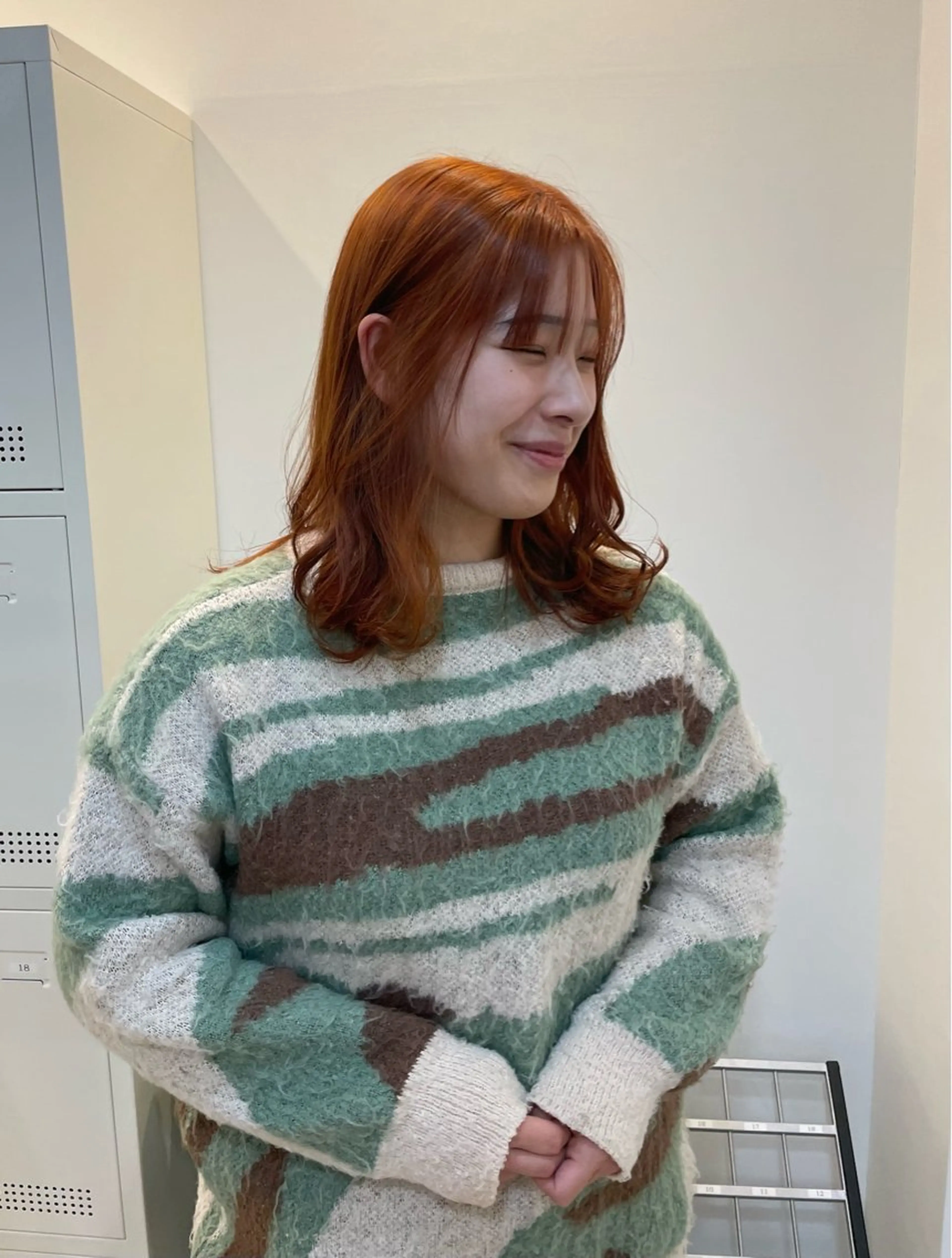 ミディアム カット ヘアカラー トリートメント 東京の技術を 京都で✂︎🕊️💖のヘアスタイル