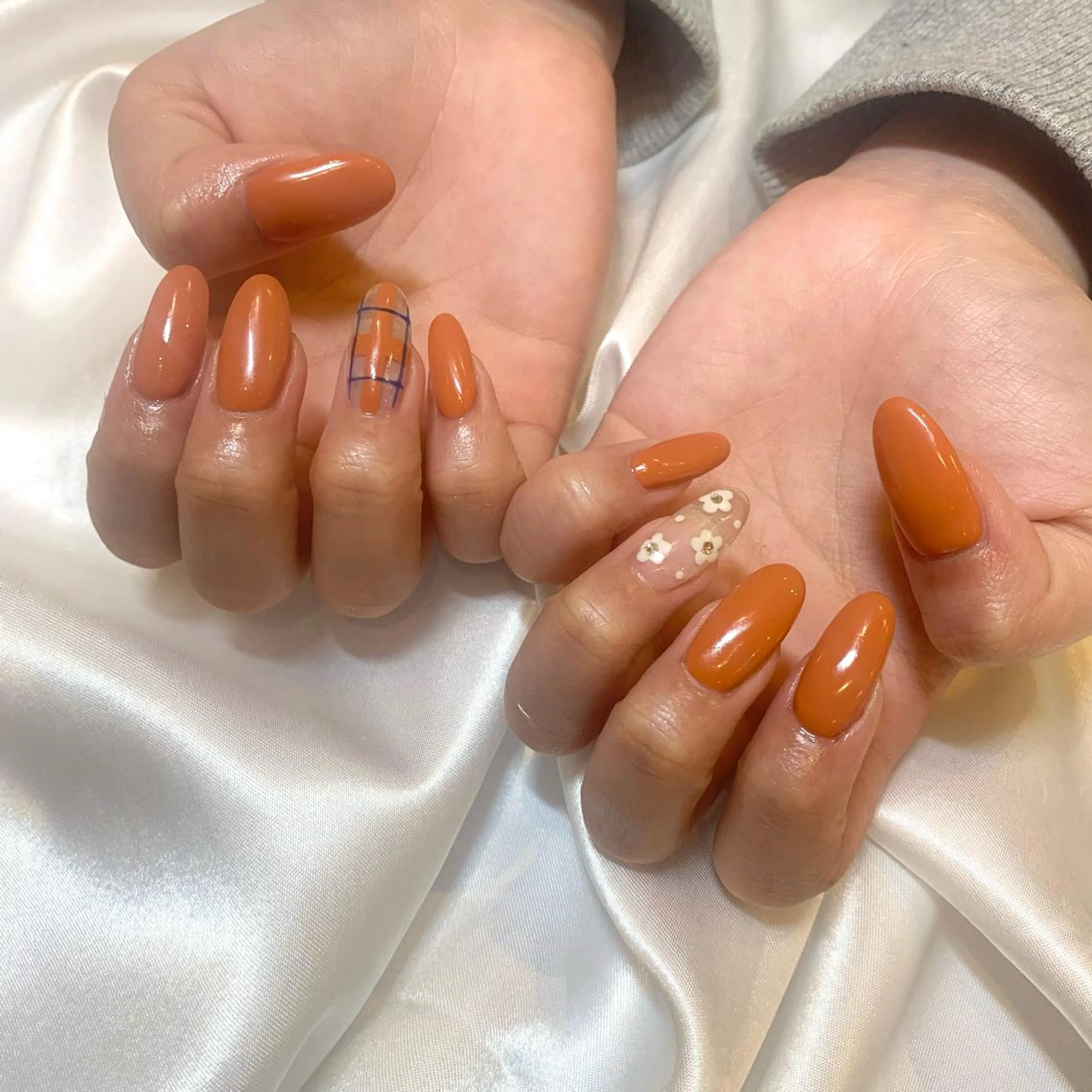 ネイル アートネイル 春ネイル ハンドネイル ui nailのネイルデザイン