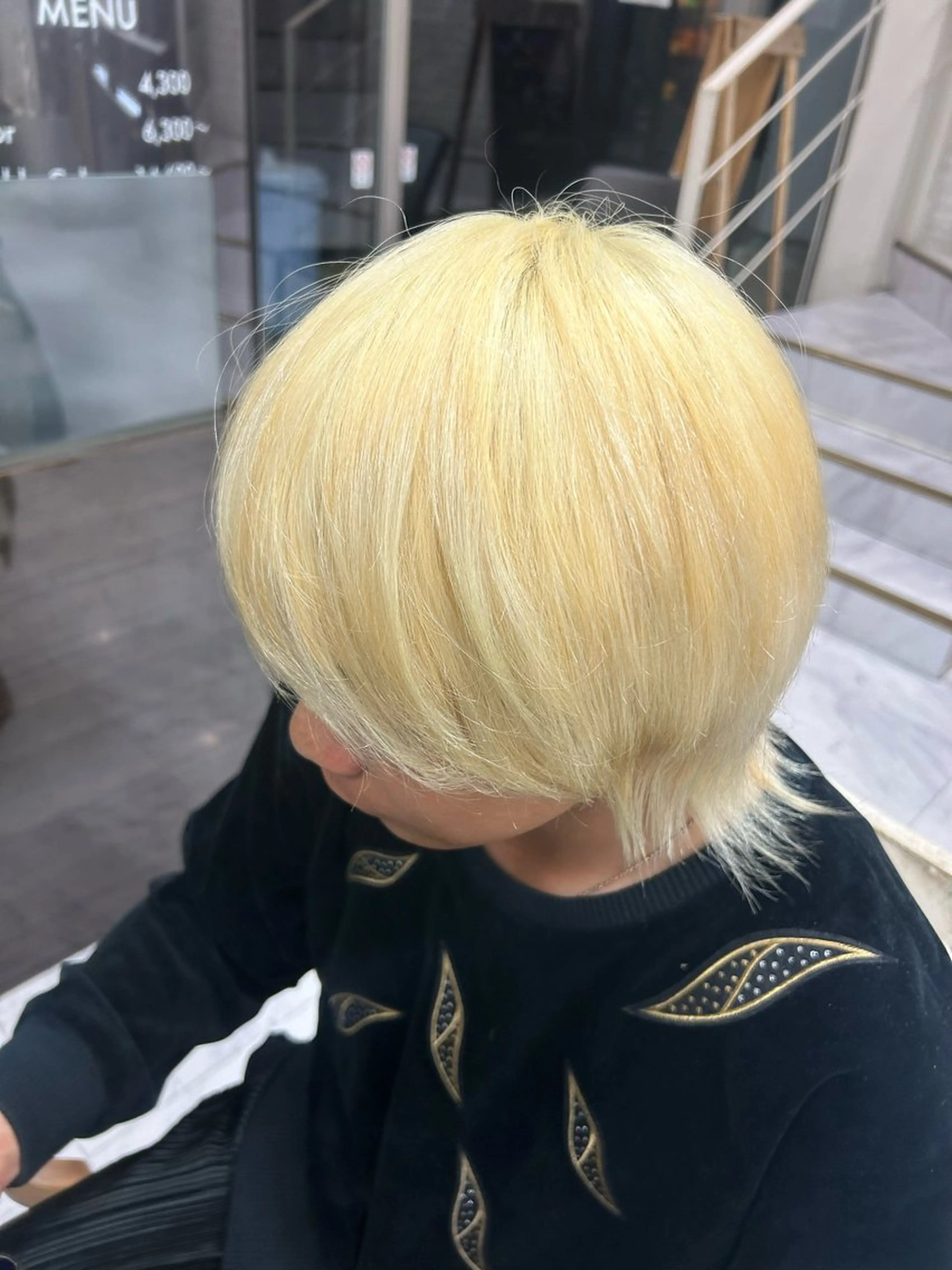 ショート カラー Re:to By True Creation 大宮所属・🫧💞ハイトーン 瀧田 菜々花🦄🫧のヘアスタイル