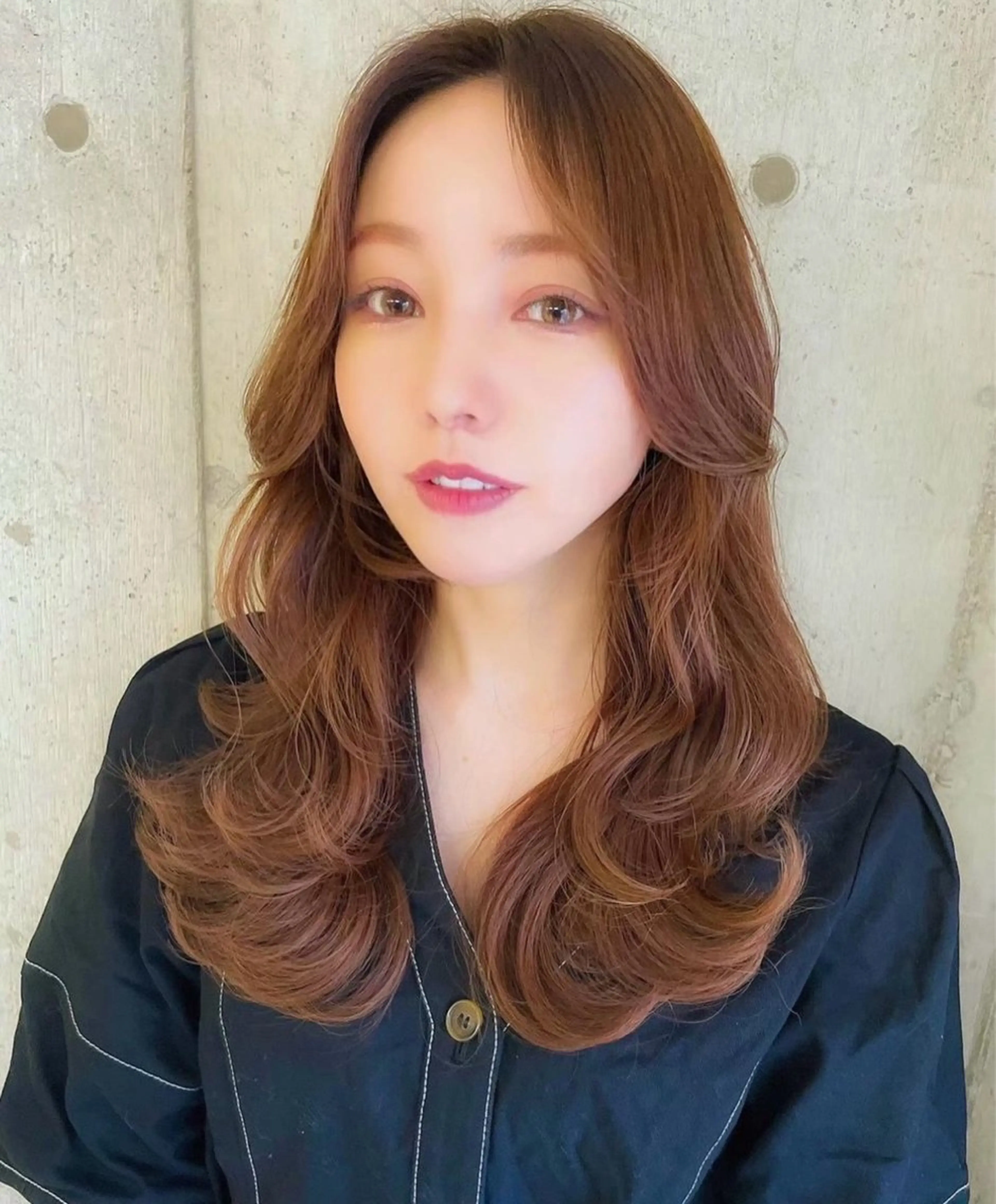 カラー ❤️ブリーチなし💚 ダブルカラー平野実花のヘアスタイル