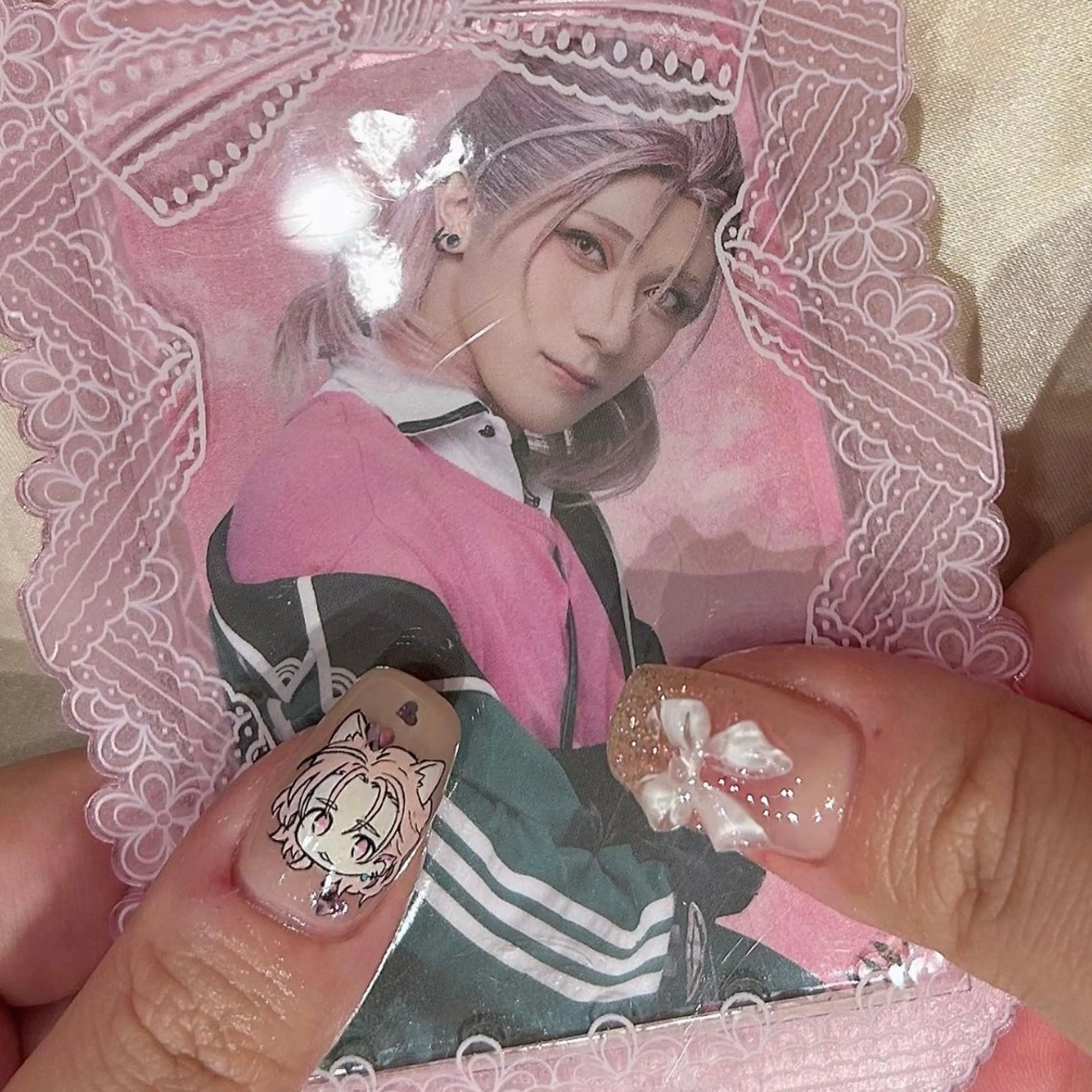 ネイル パラあり！フィルイン 推しネイル大歓迎！のネイルデザイン