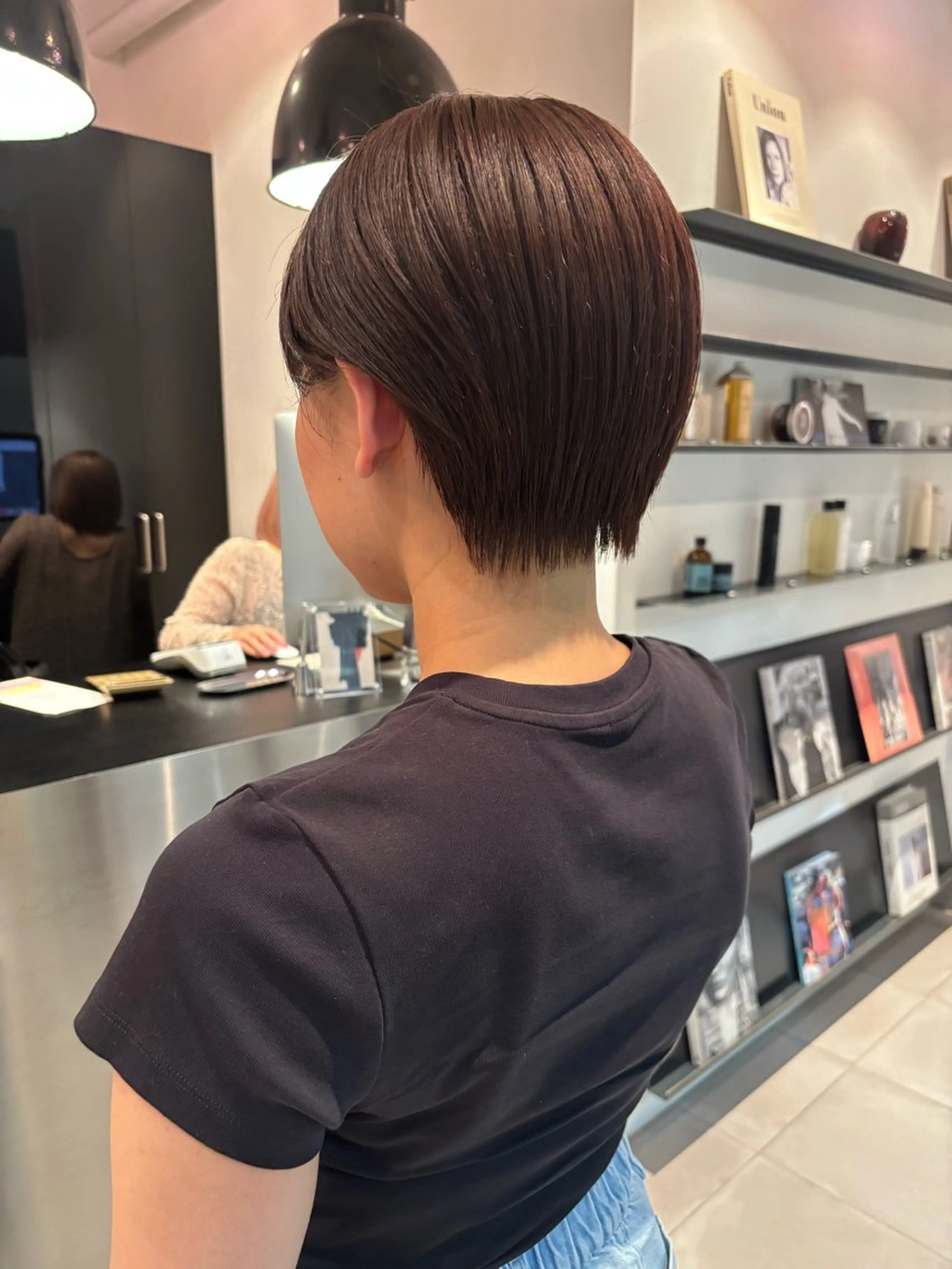 ショート riria/ボブ /ブラウンカラー🎀のヘアスタイル