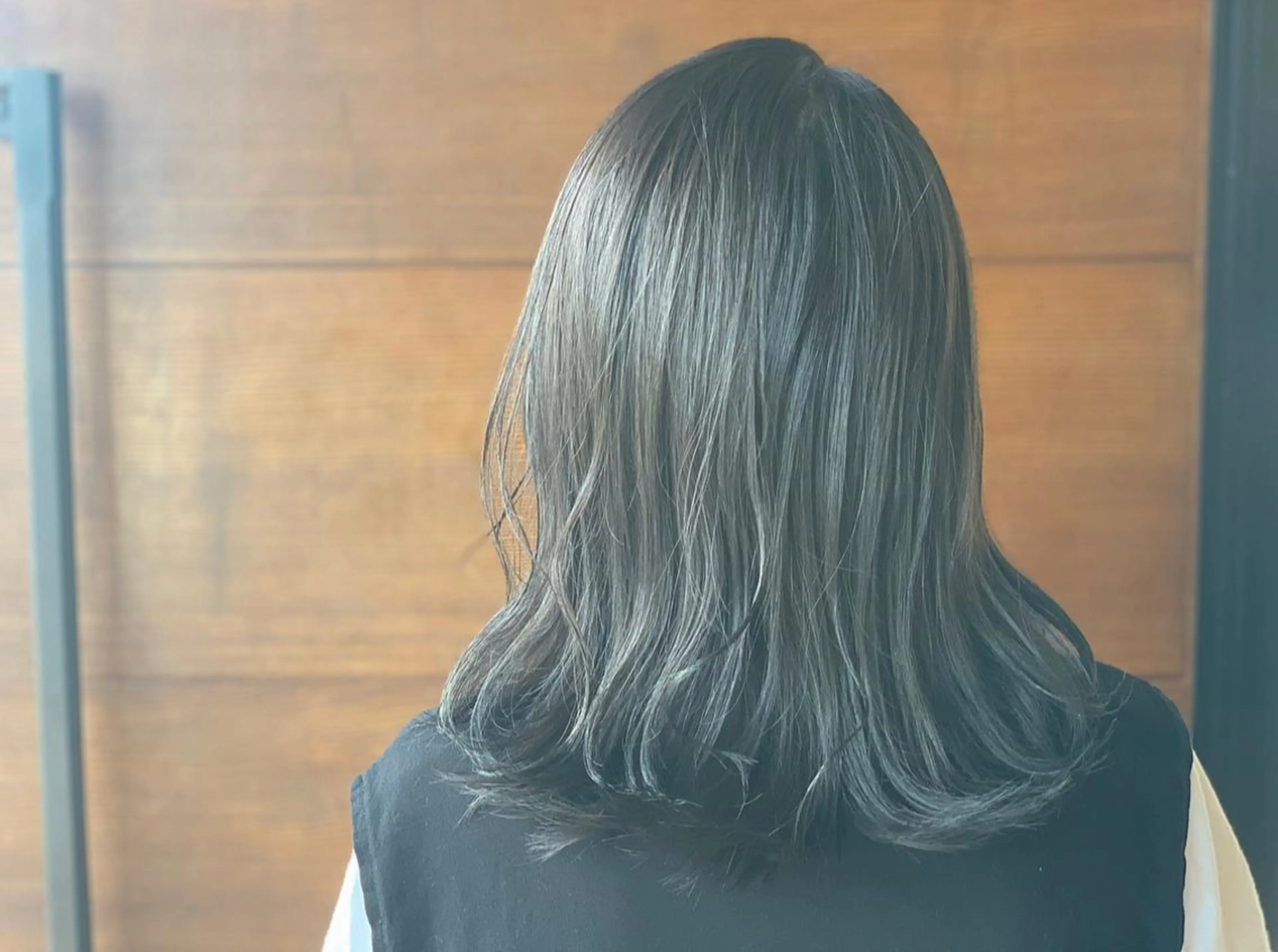 ミディアム カラー ブルーカラー 悠 亜のマツエク・マツパデザイン