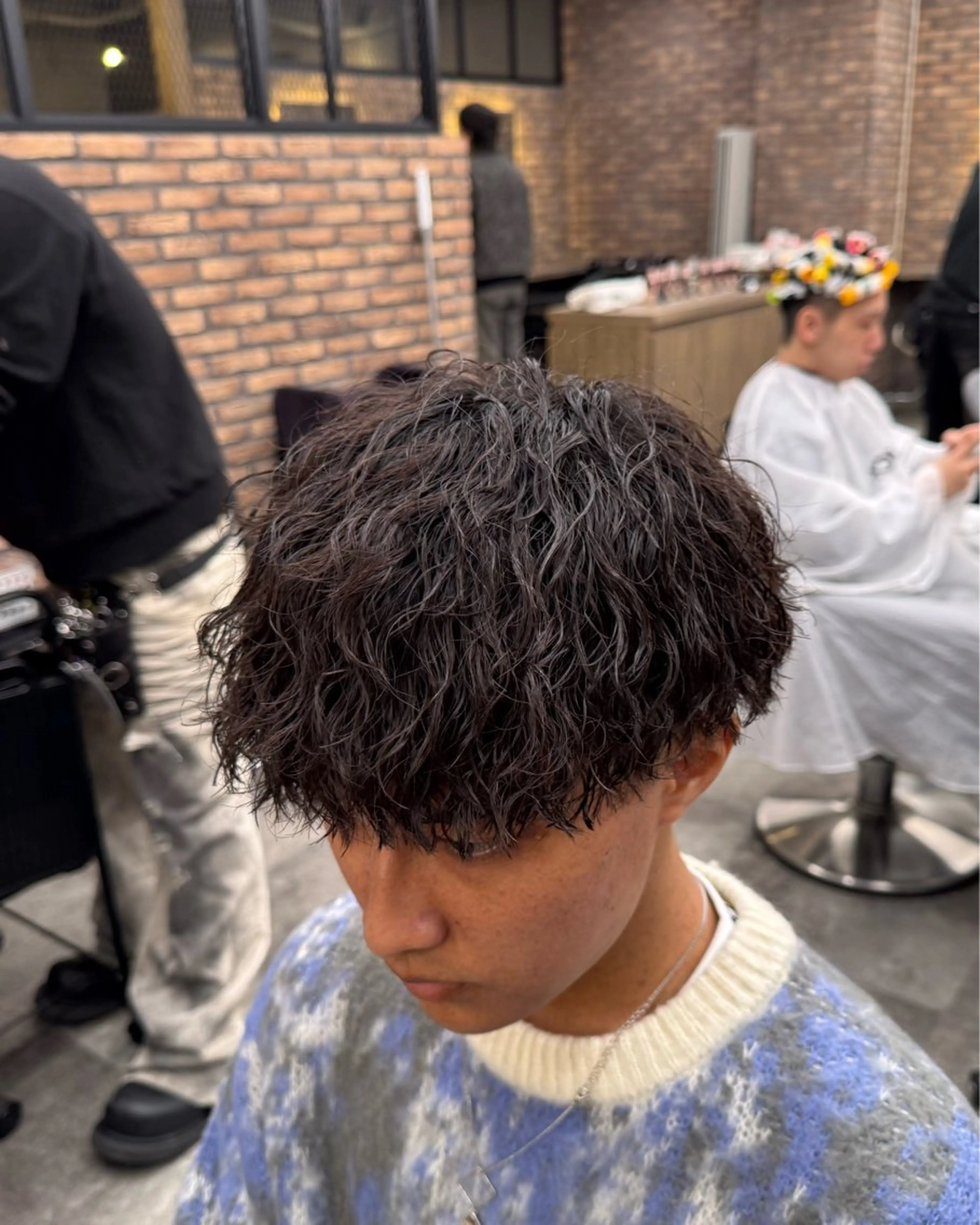 パーマ メンズ カット パーマ パーマ特化 まなるのヘアスタイル