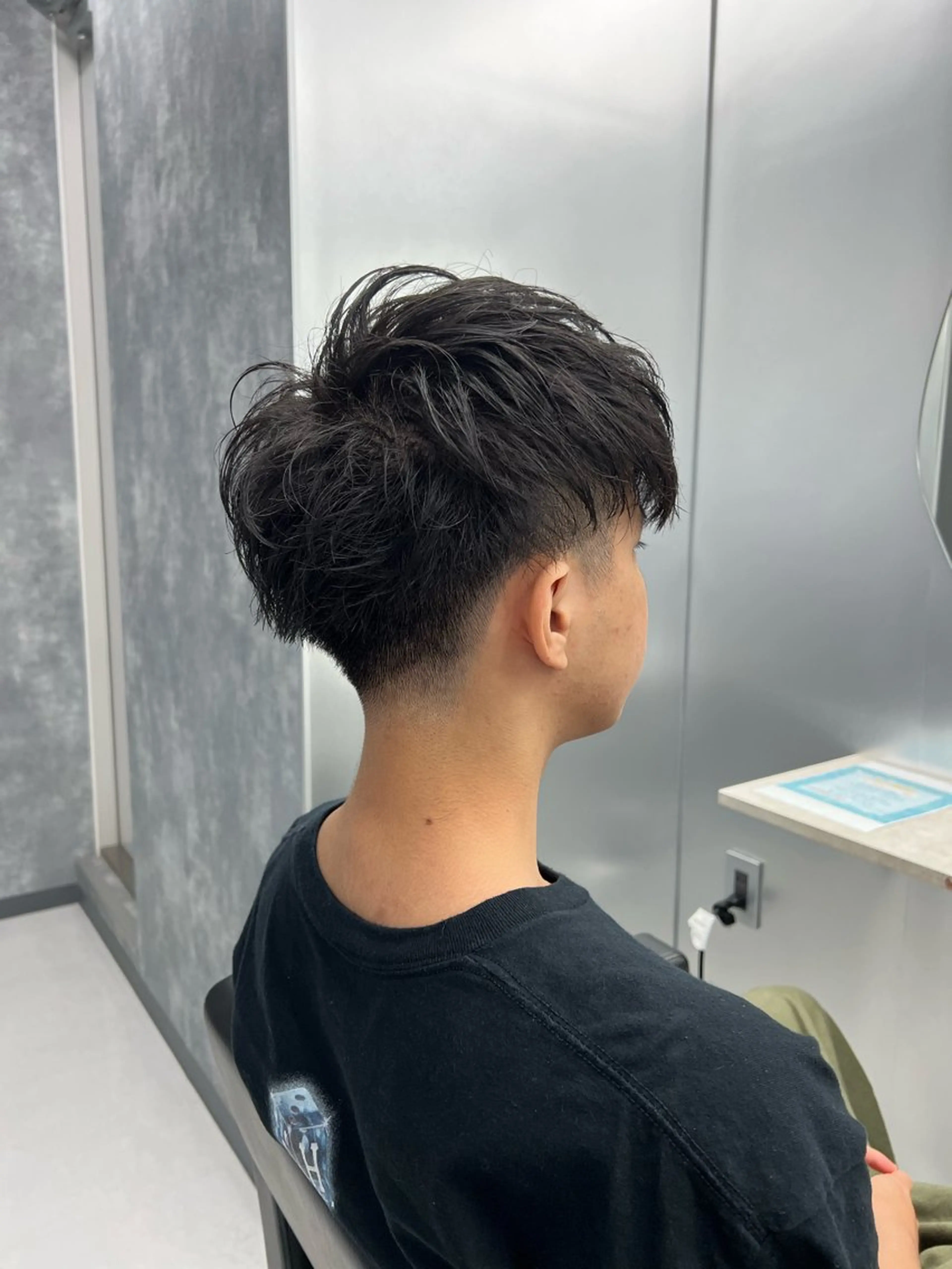 メンズ カット ヘアカラー トリートメント 👑垢抜け韓国ヘア ハッシュカット唯澄のヘアスタイル