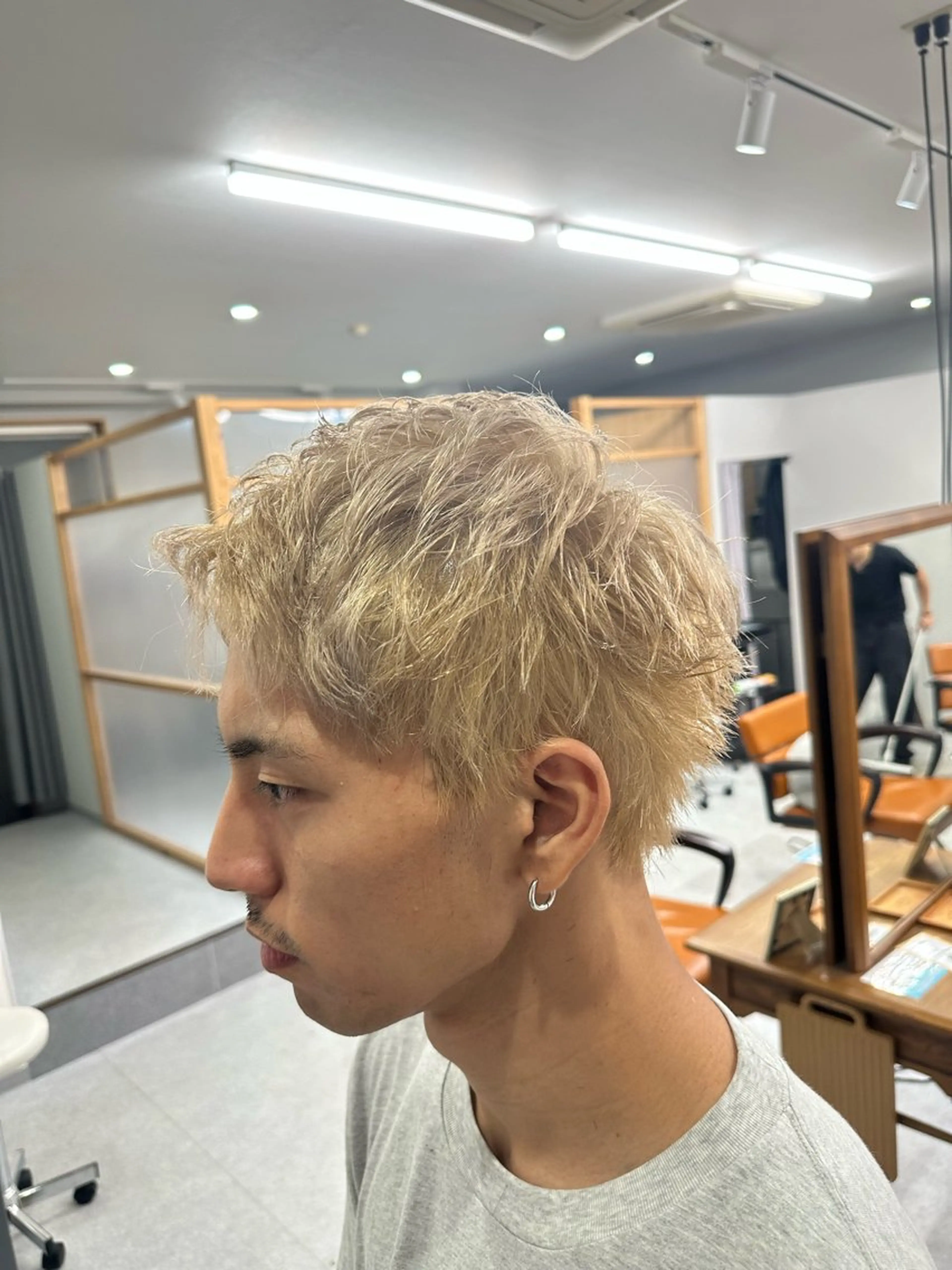 メンズ ヘアカラー 中島 大聖のヘアスタイル