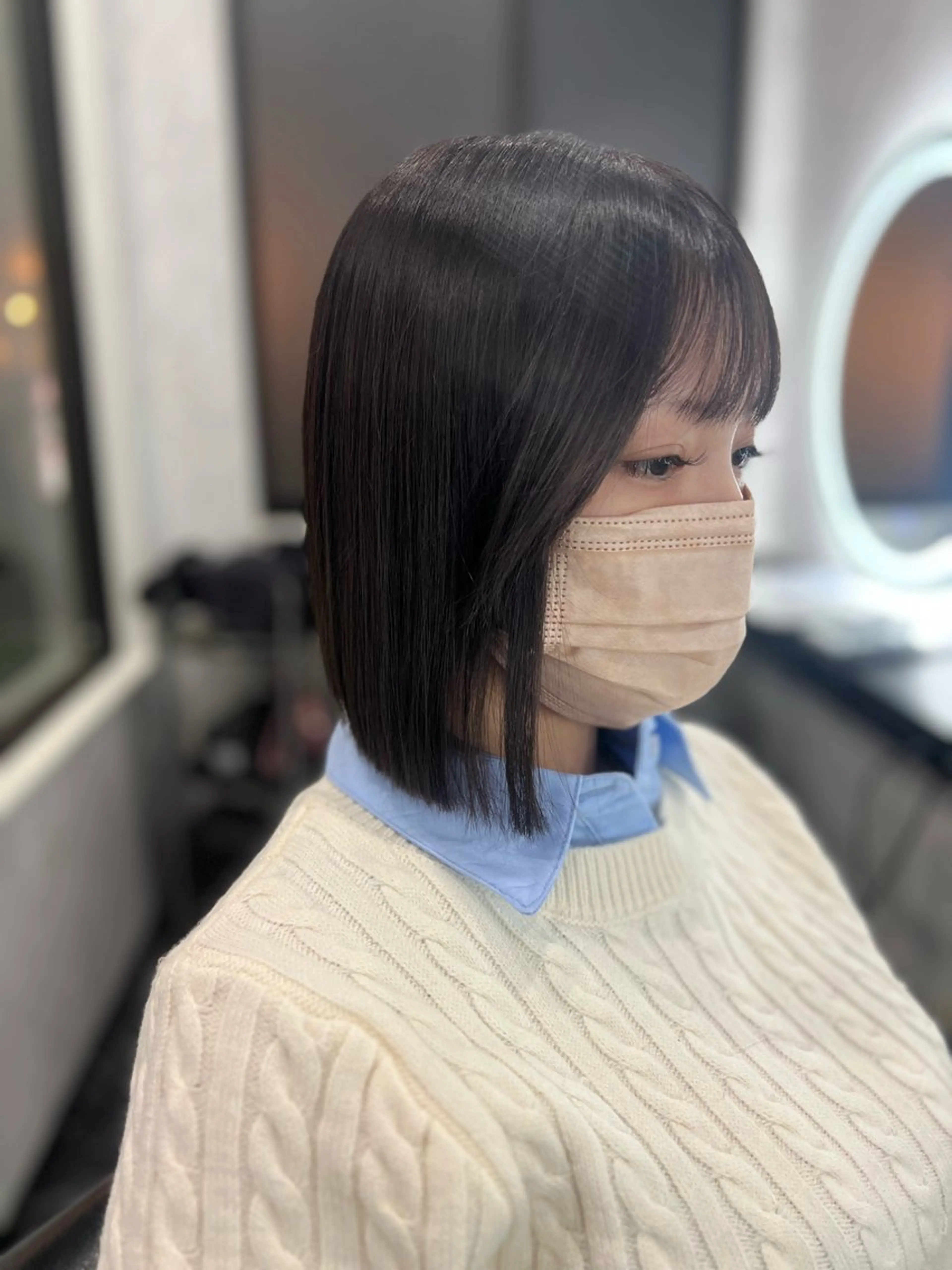 ミディアム 山北 優姫のヘアスタイル