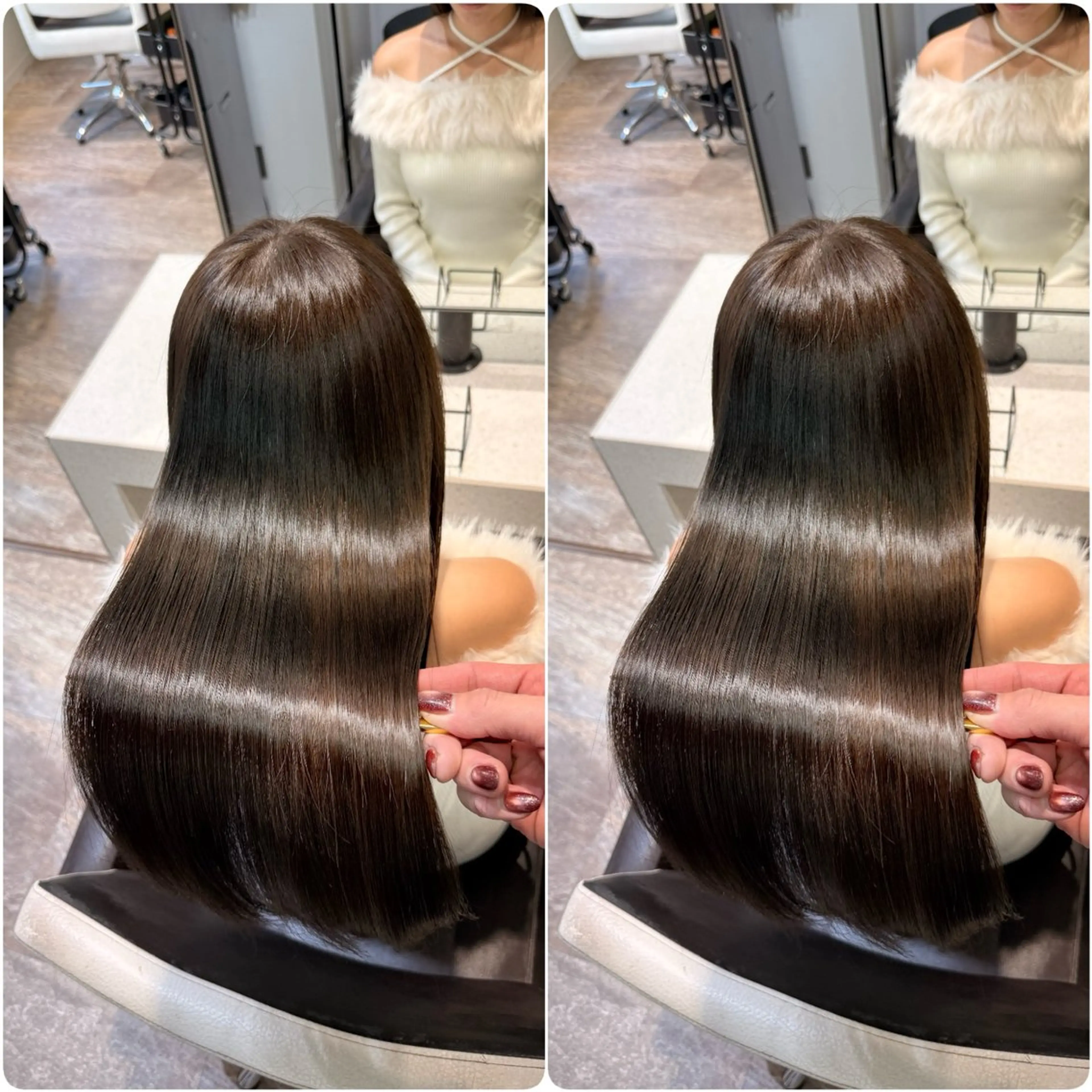 ロング カラー カット ヘアカラー トリートメント ヘッドスパ youres hair 髪質改善トリートメント&ヘッドスパ　新宿EAST所属・🌹ULTOWA🌹 髪質改善/縮毛/店長のヘアスタイル