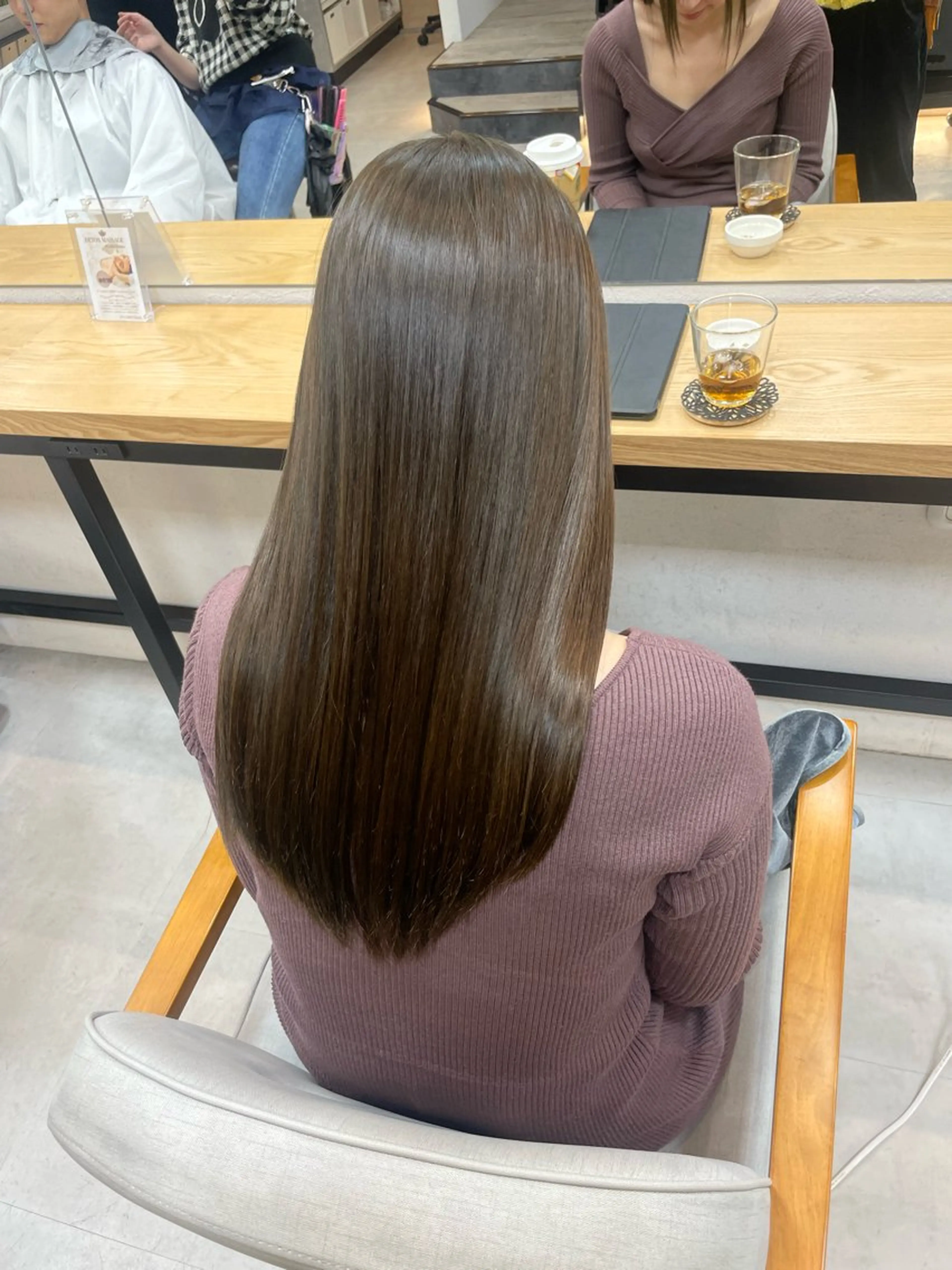 ロング カット ヘアカラー ami🍊hair salon soilのヘアスタイル