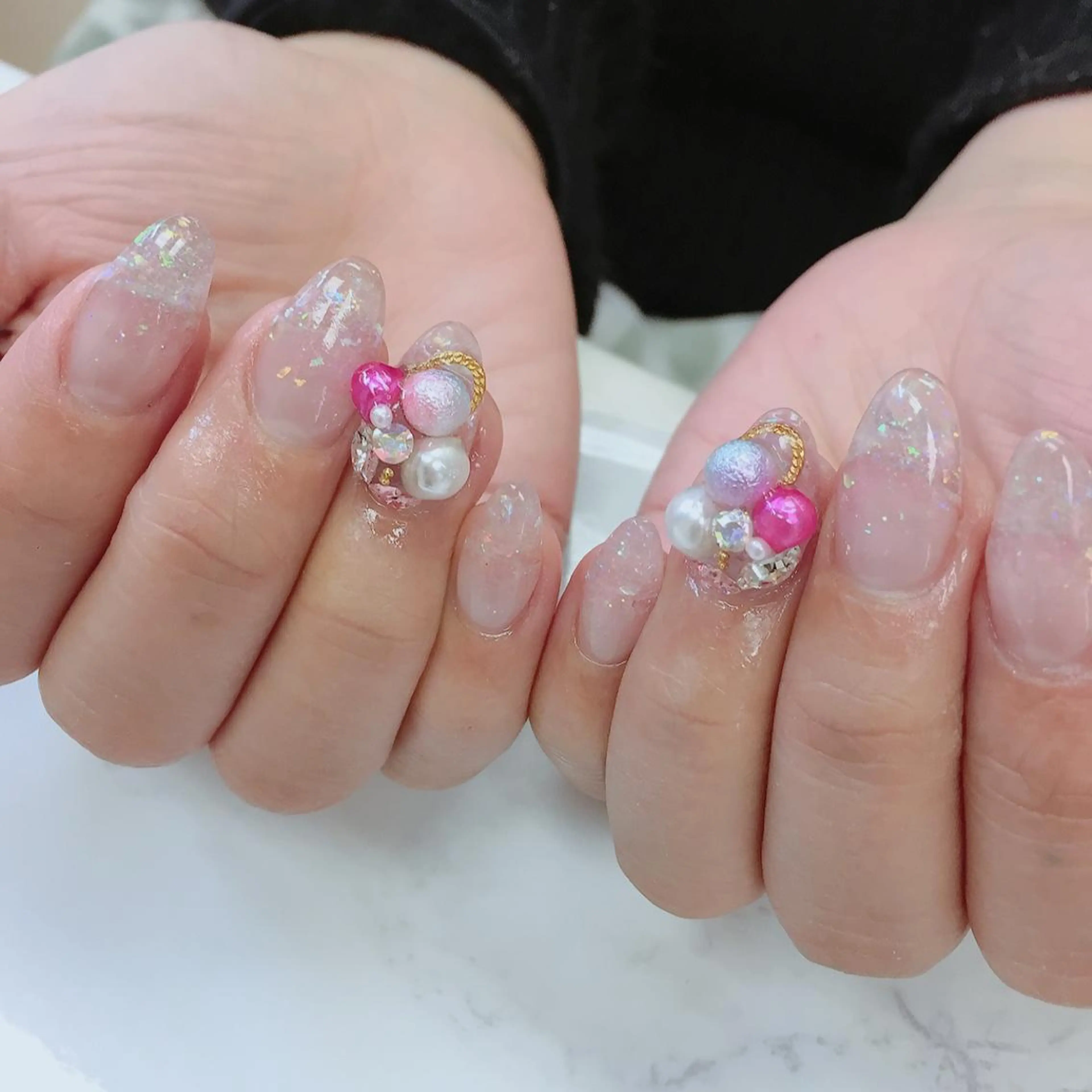 ショート ハンドネイル JNA認定講師🌸 RIEのネイルデザイン