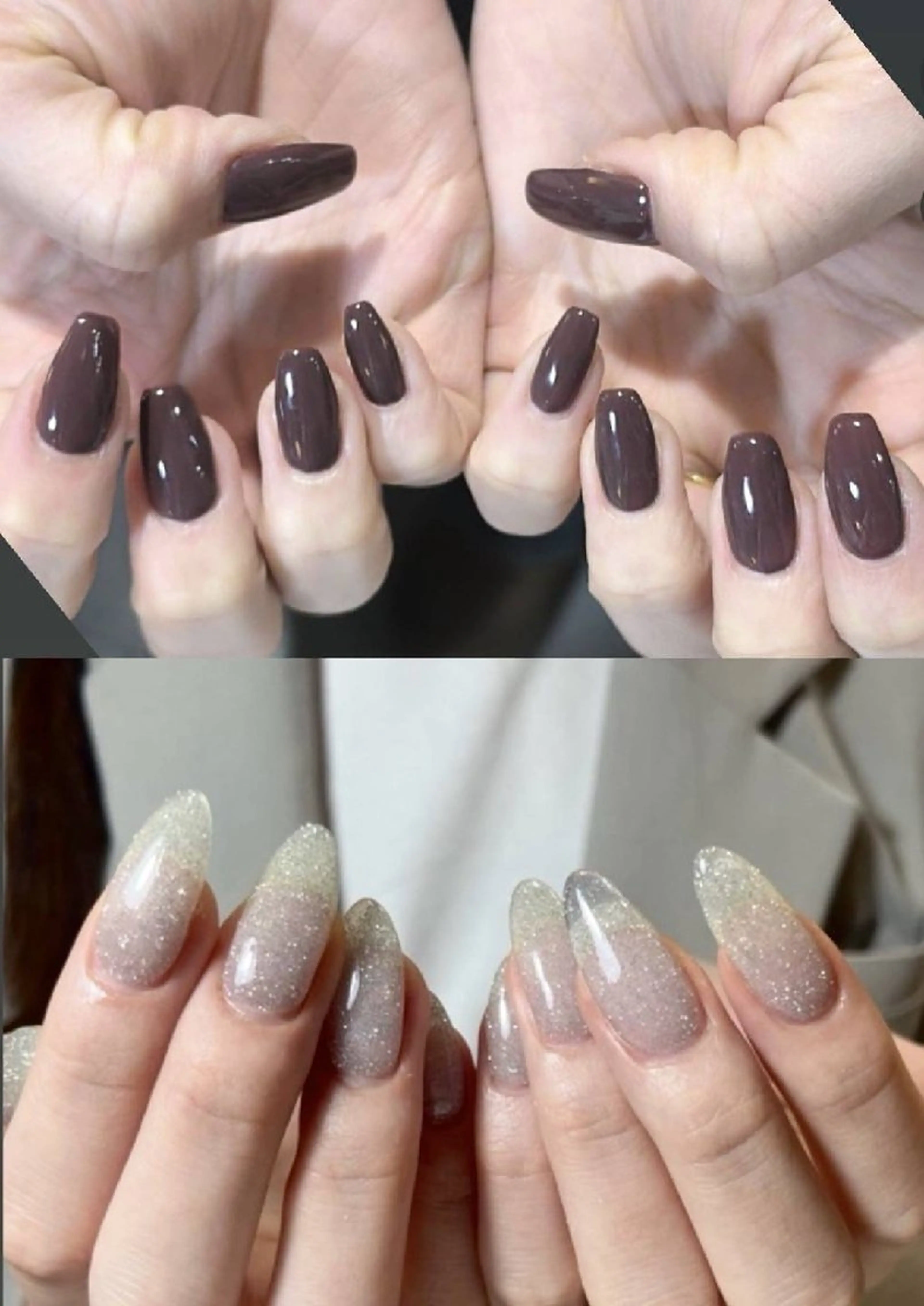 ジェルスカルプ ワンカラー/単色orフラッシュラメの写真