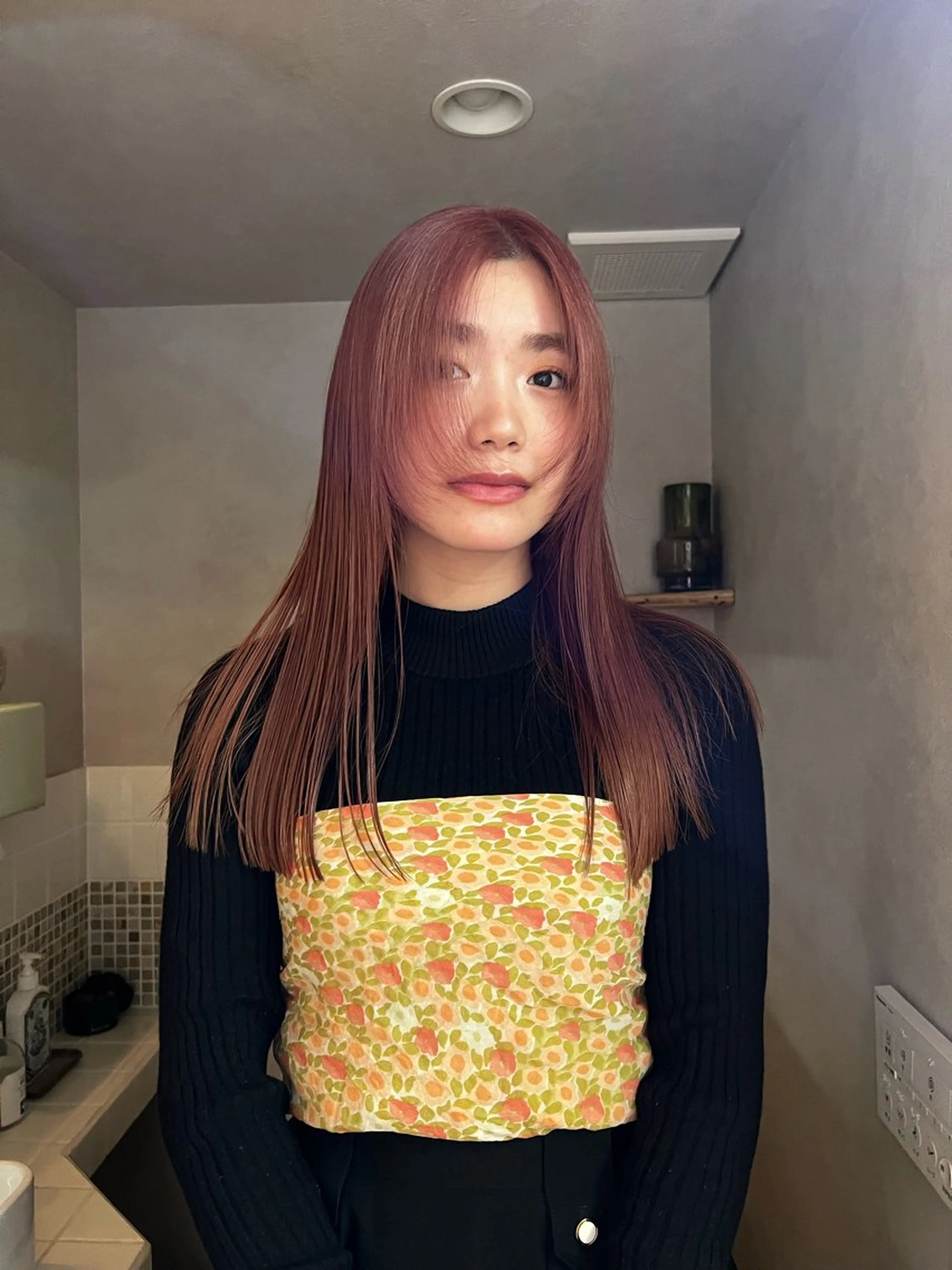 【艶髪髪質改善メニュー🍀】ケアカラー＋資生堂サブリミックトリートメントの写真