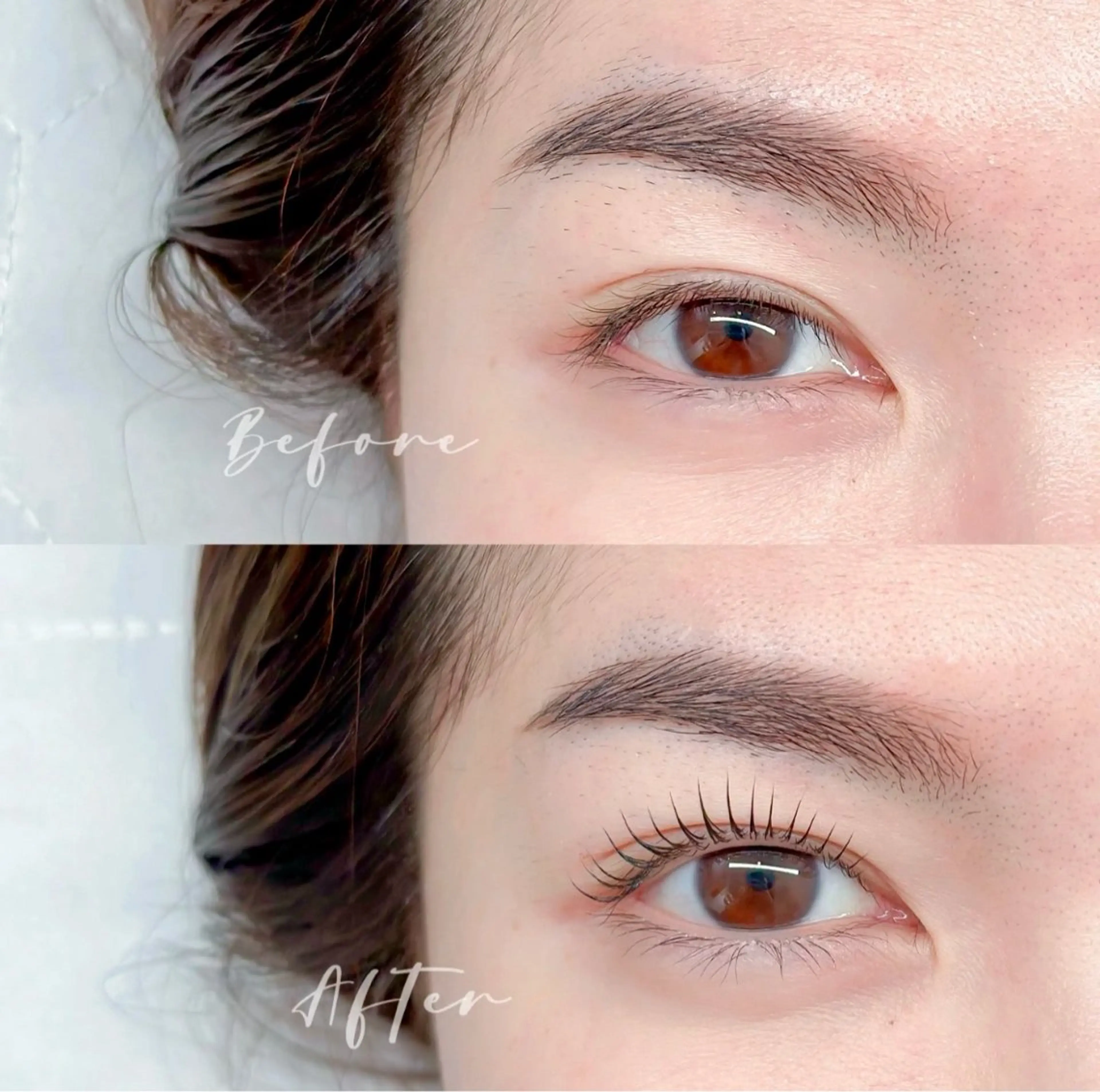 🎀【まつ毛パーマ】パリジェンヌラッシュリフト上(トリートメント付き)の写真