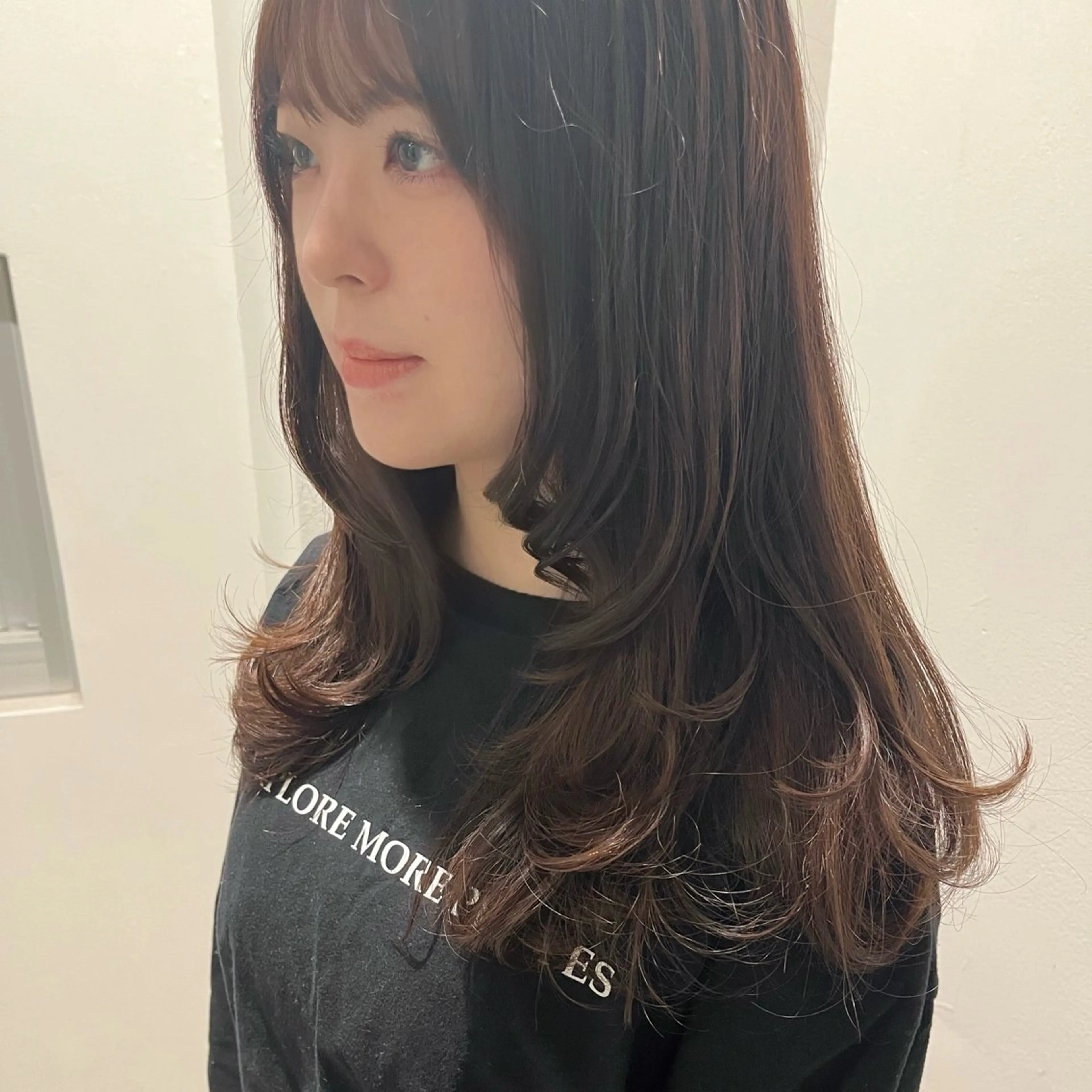 ロング ヘアアレンジ レイヤーカット カット トリートメント 🤍清楚系 韓国レイヤー🤍拓朗のヘアスタイル