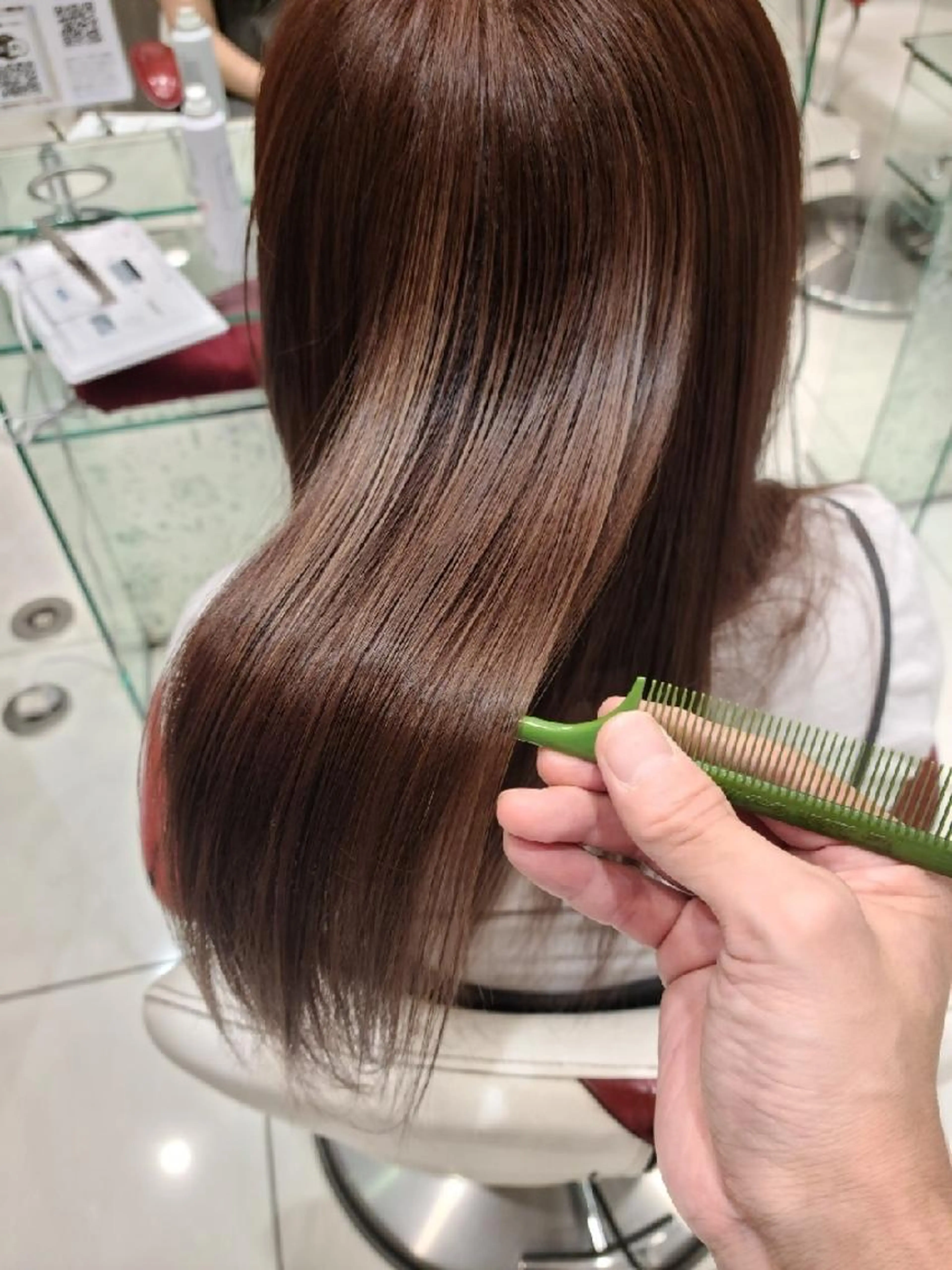 カット＋髪質改善カラーの写真