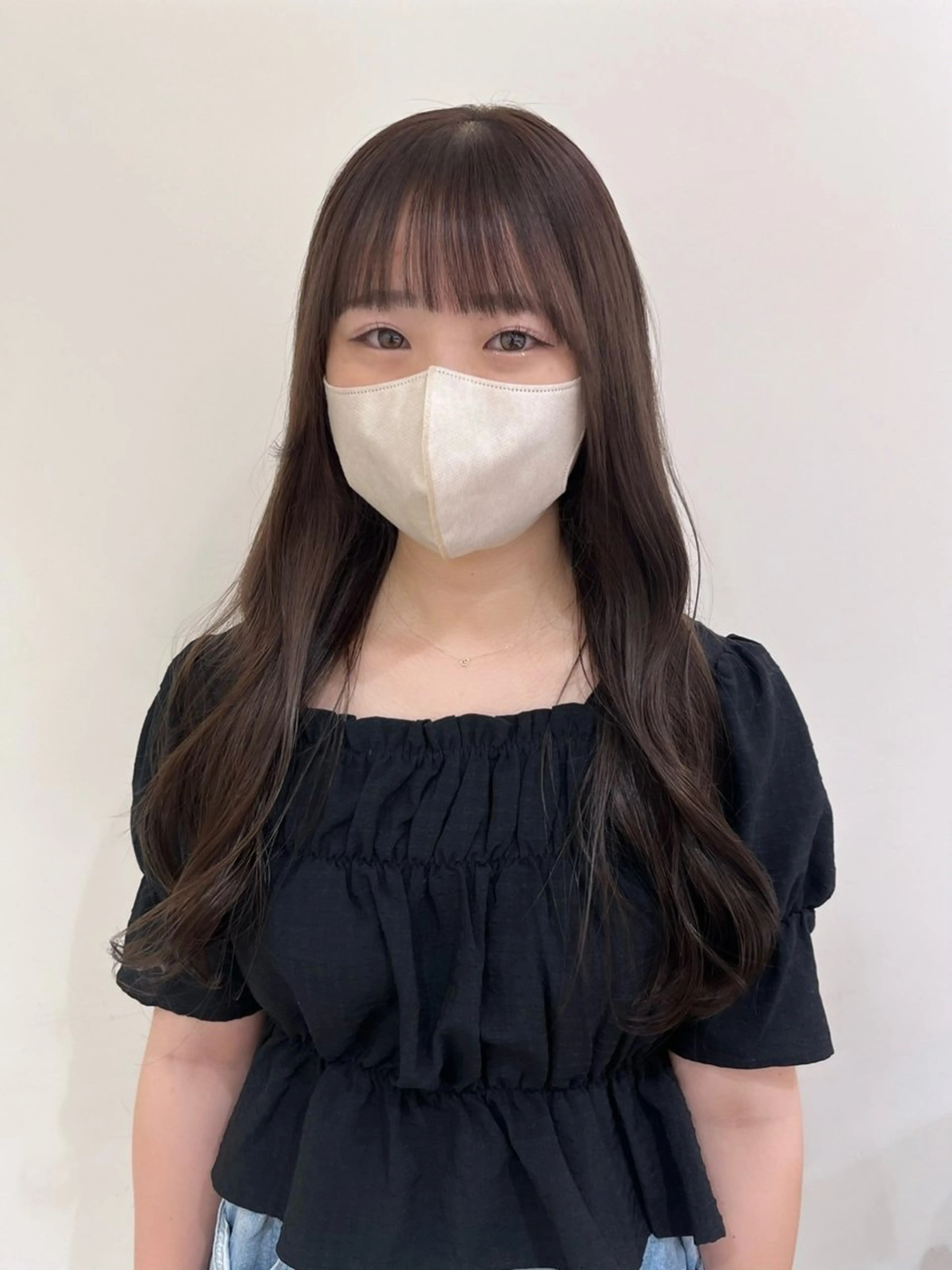 ロング 🫧オリーブカラー/ 酸性縮毛矯正銀座🫧のヘアスタイル