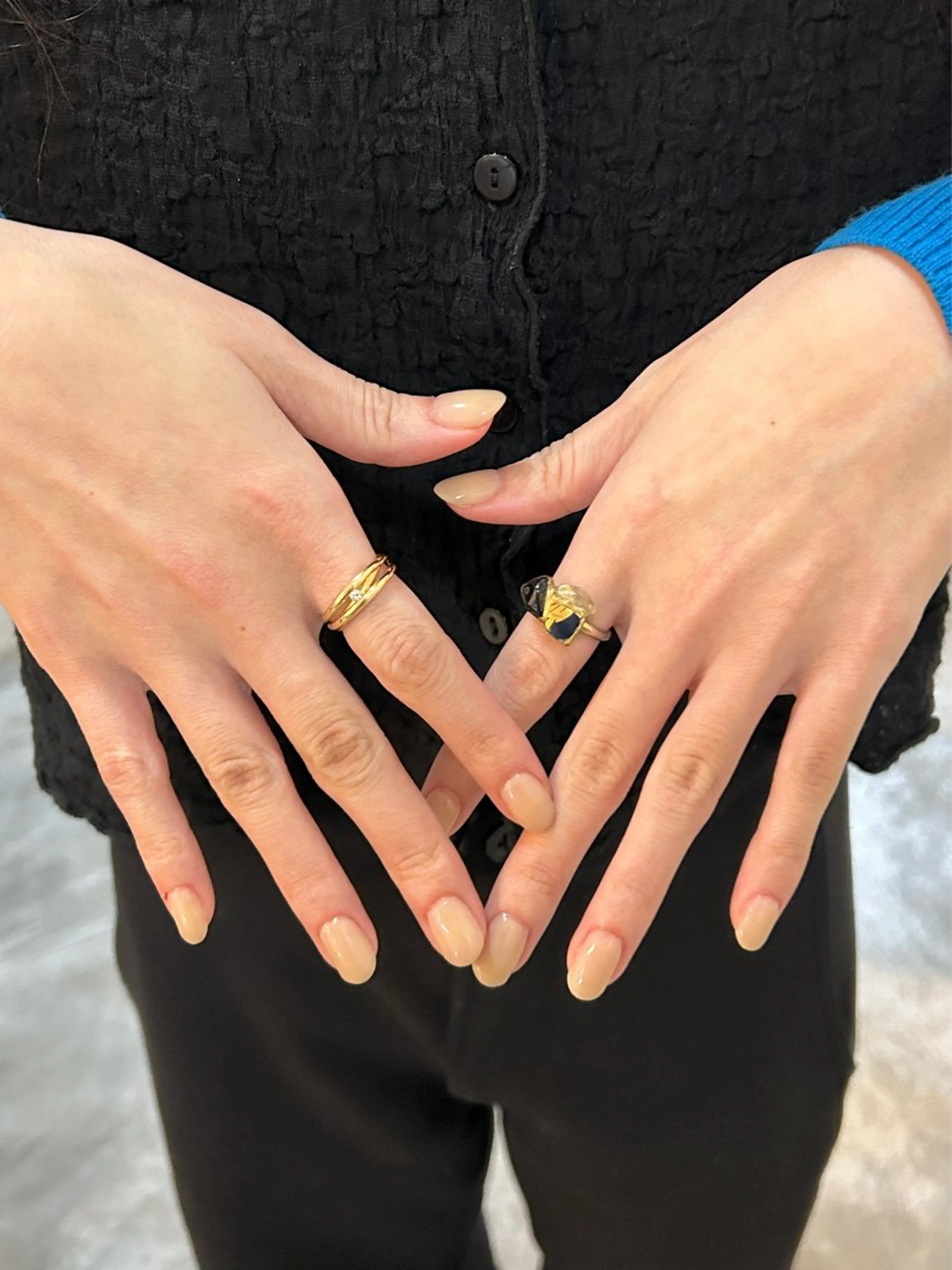 ショート ハンドネイル 大阪/堀江ニュアンス NANAのネイルデザイン